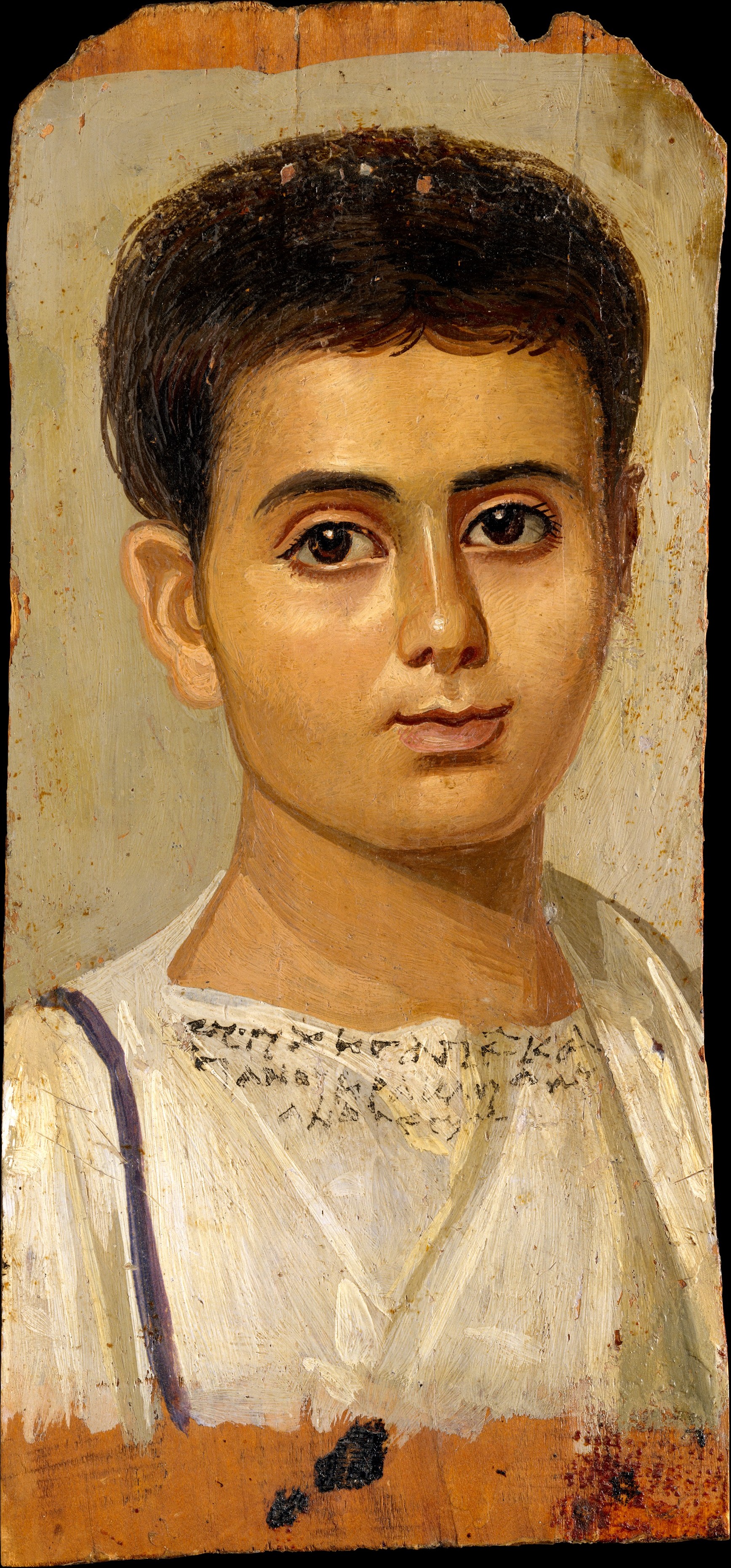 Imagem de referência de Retrato da múmia de Eutiques, descrito nos dados abertos como pintura de desconhecido