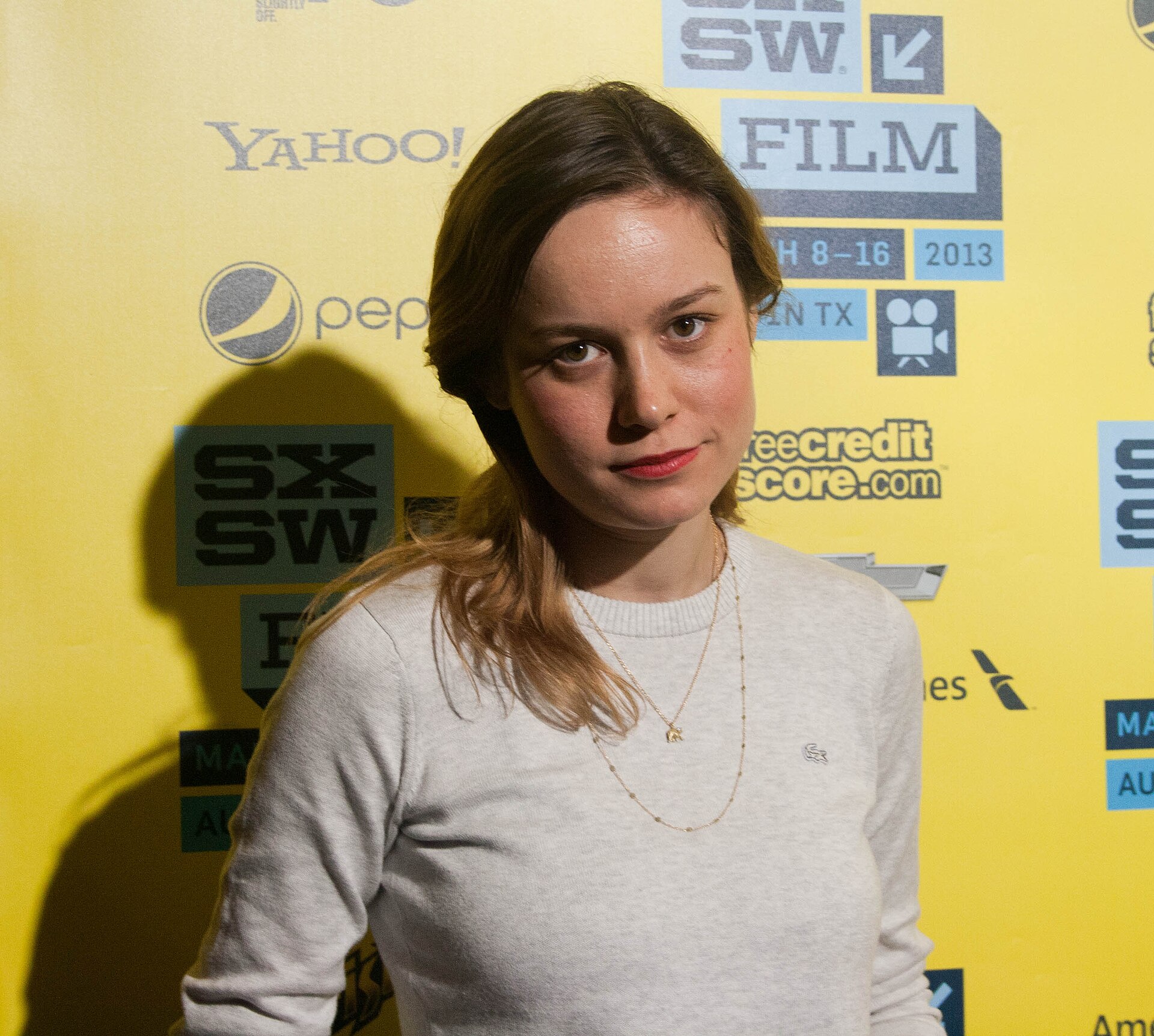 Imagem de referência de Brie Larson, descrito nos dados abertos como atriz americana