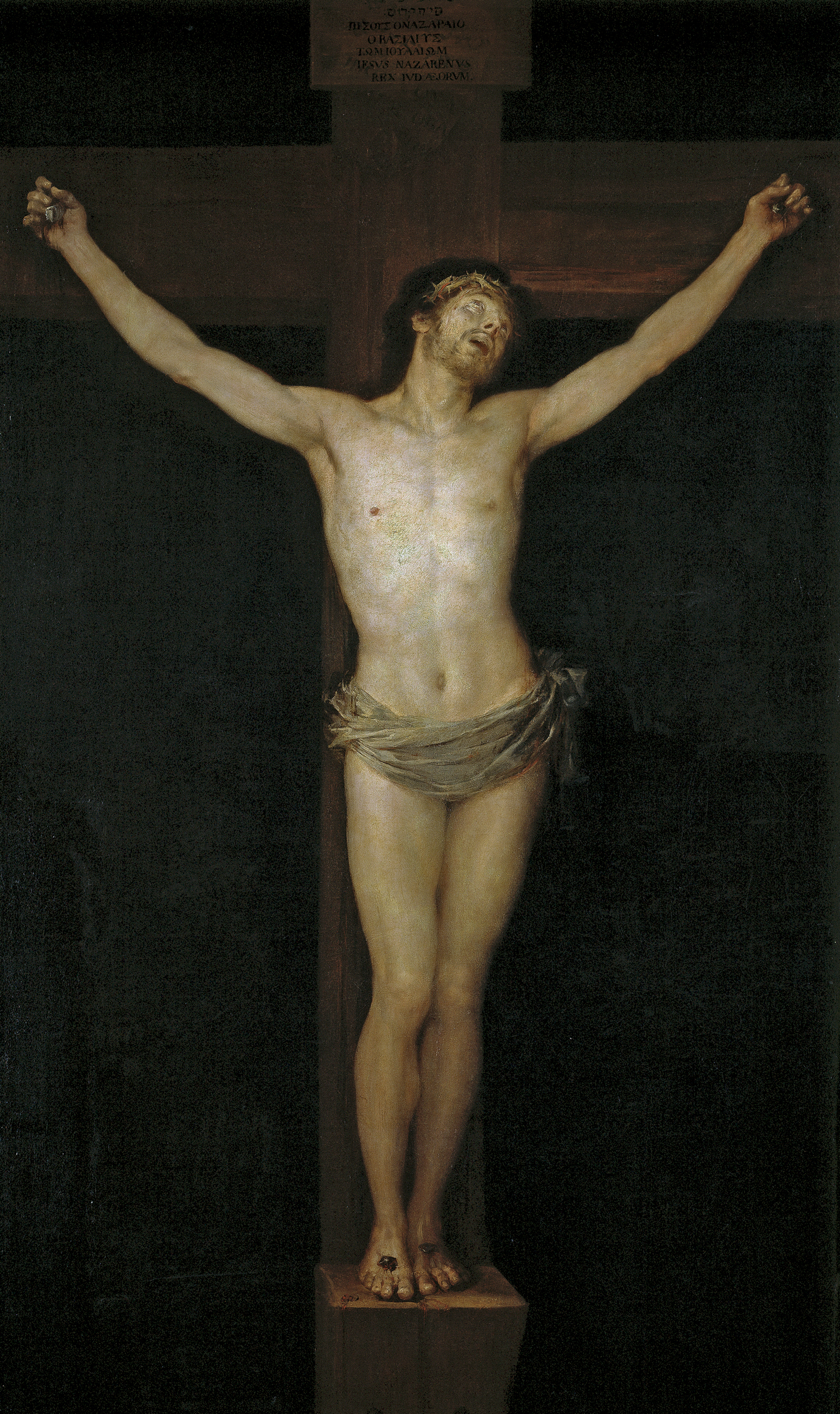 Imagem de referência de Cristo na Cruz, descrito nos dados abertos como pintura de Francisco de Goya