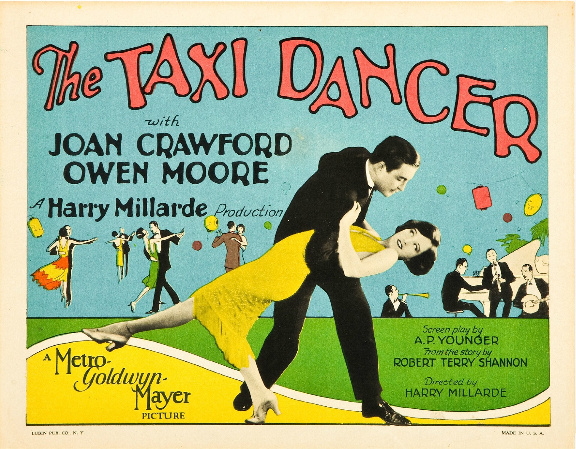 Imagem de referência relacionada a The Taxi Dancer, item descrito como filme de 1927 dirigido por Harry F. Millarde