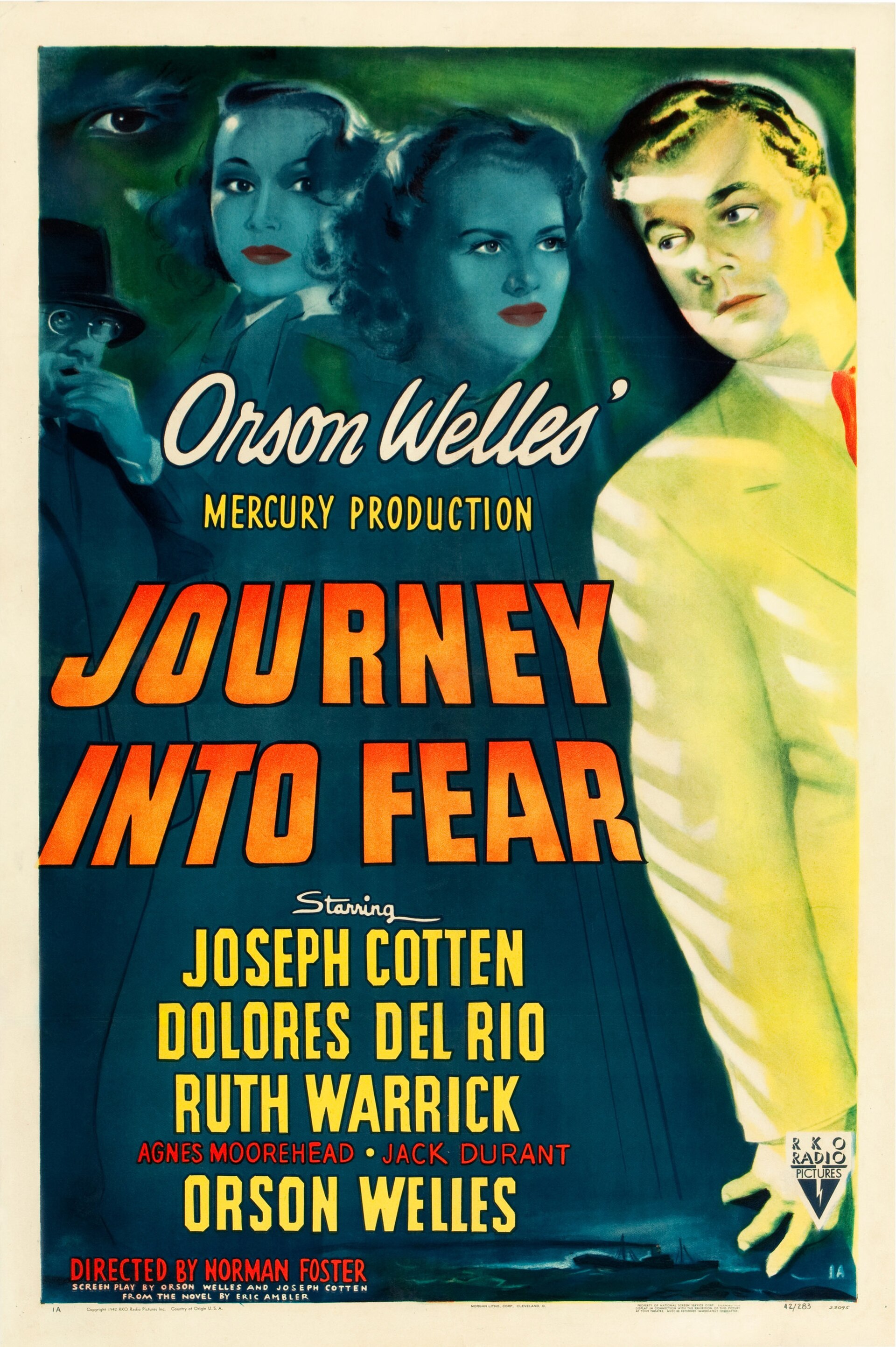 Imagem de referência relacionada a Journey into Fear, item descrito como filme de 1943 dirigido por Norman Foster