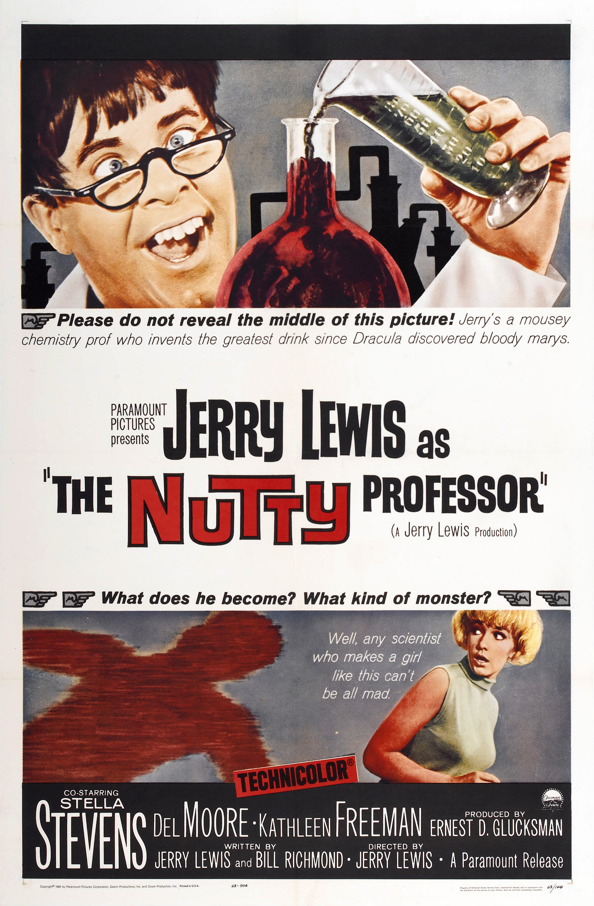 Imagem de referência de The Nutty Professor, descrito nos dados abertos como filme de 1963 dirigido por Jerry Lewis