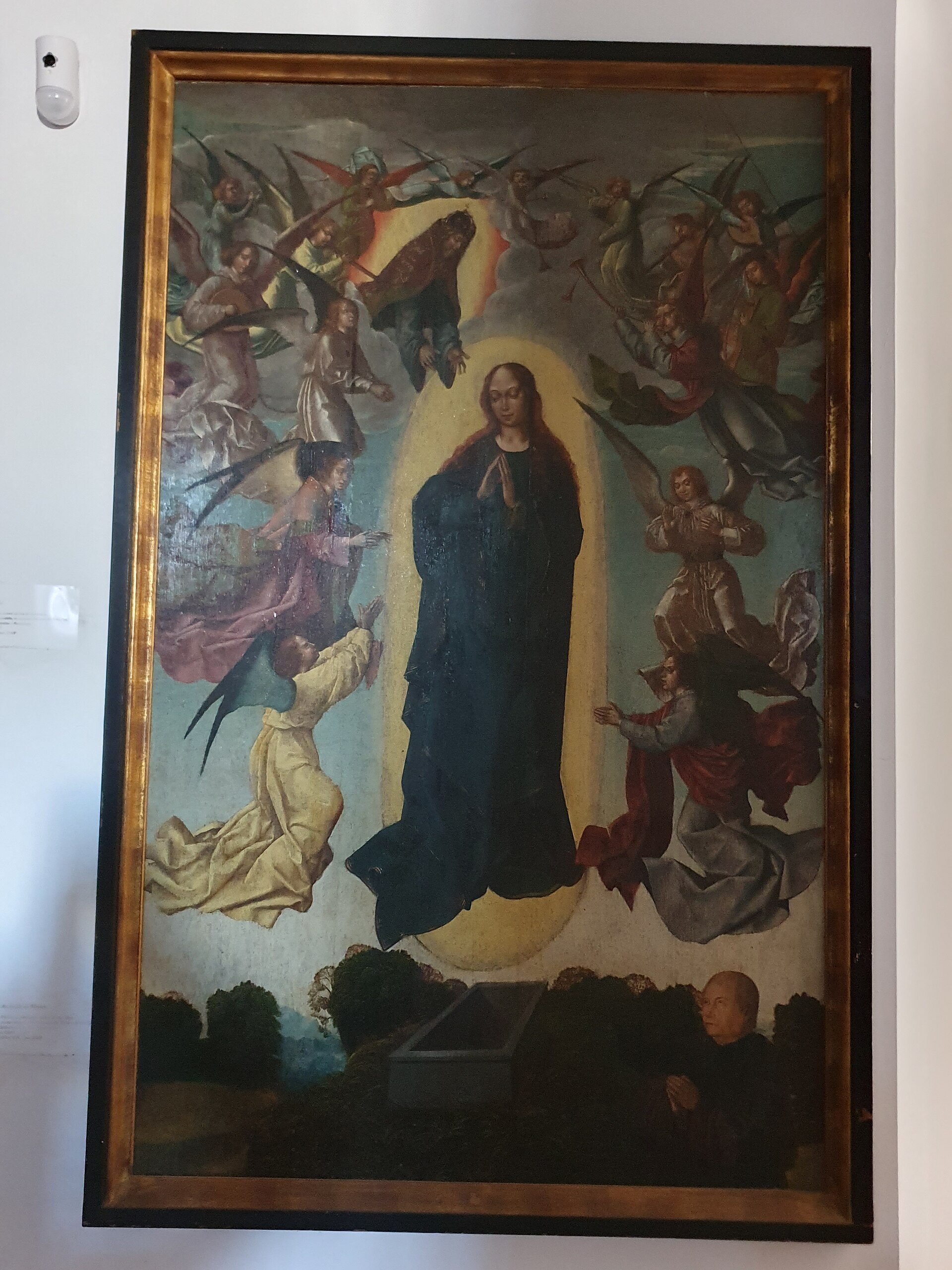 Imagem de referência de Assunção da Virgem, descrito nos dados abertos como pintura de autor desconhecido na Igreja Matriz de Bucelas