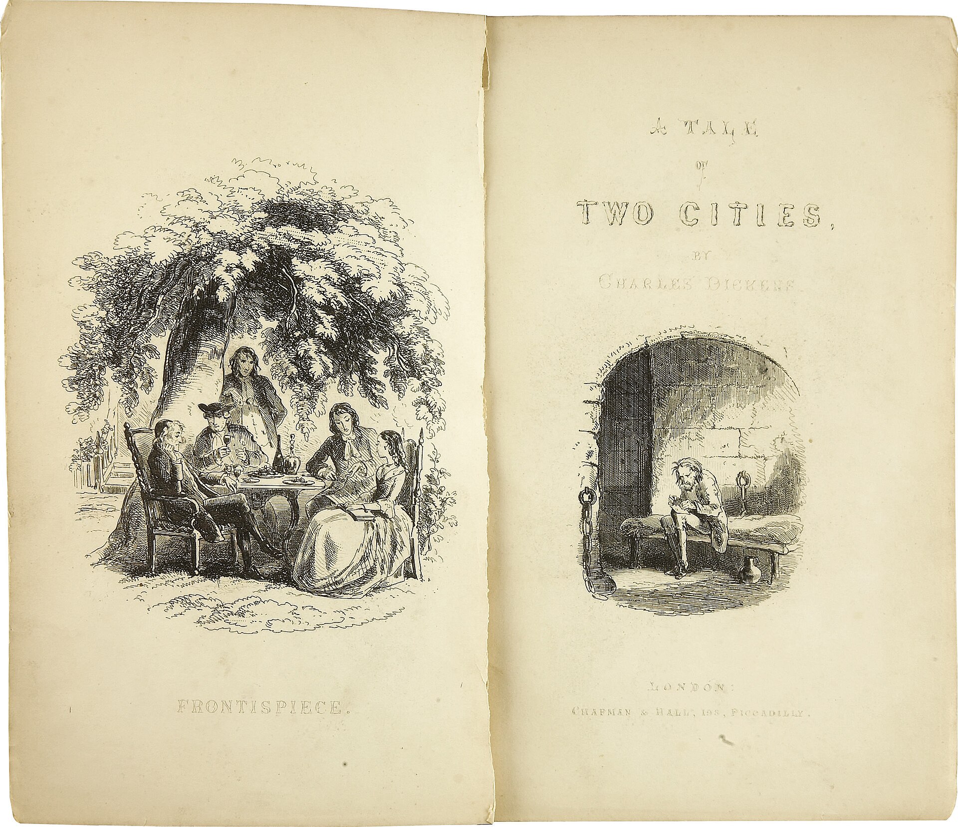 Imagem de referência de Um Conto de Duas Cidades, descrito nos dados abertos como obra de Charles Dickens