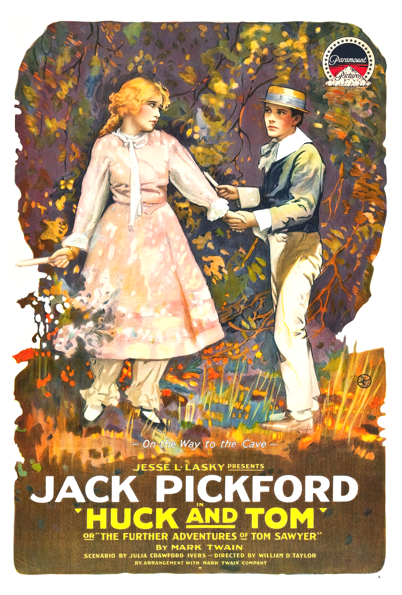 Imagem de referência relacionada a Huck and Tom, item descrito como filme de 1918 dirigido por William Desmond Taylor