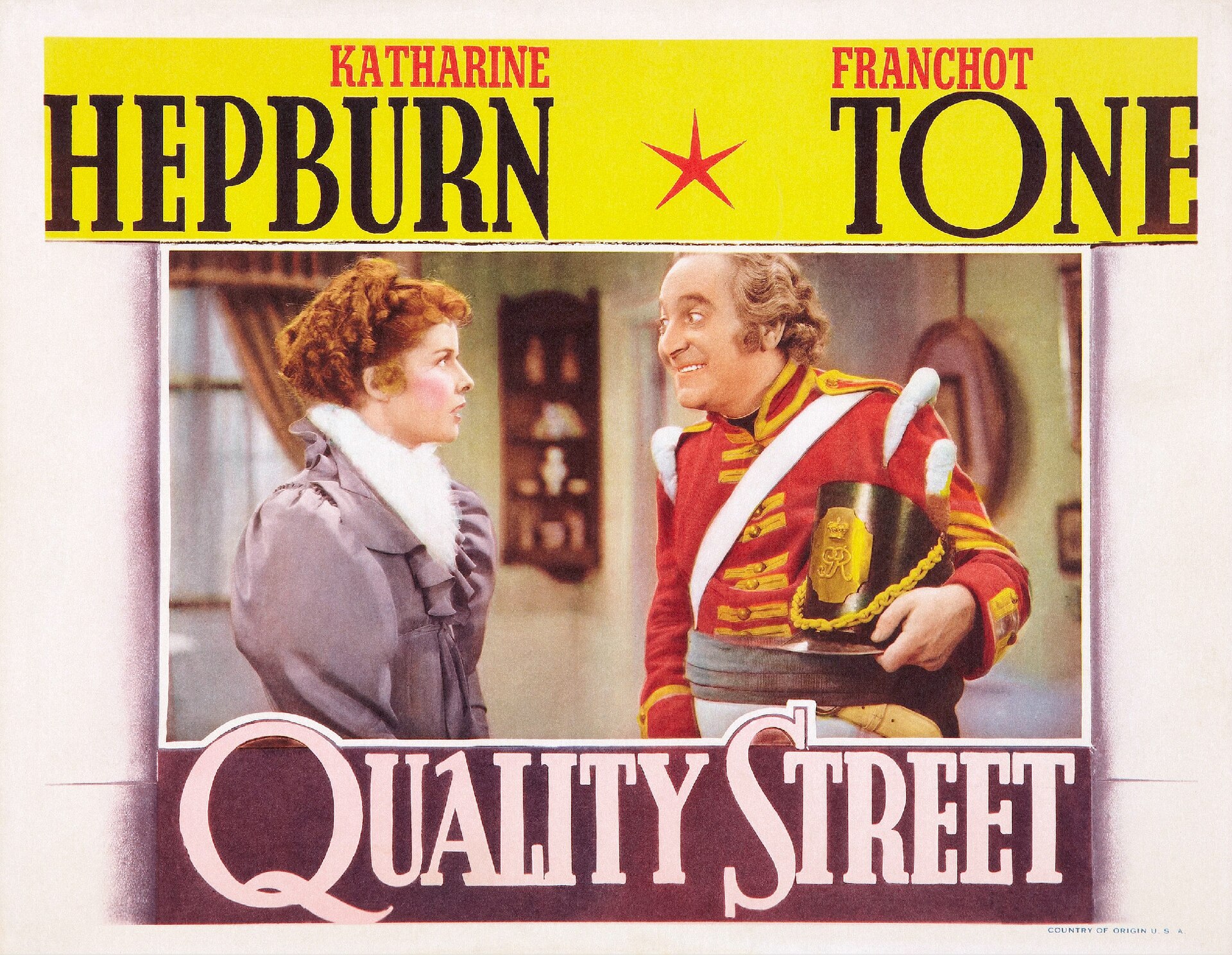 Imagem de referência relacionada a Quality Street, item descrito como filme de 1937 dirigido por George Stevens