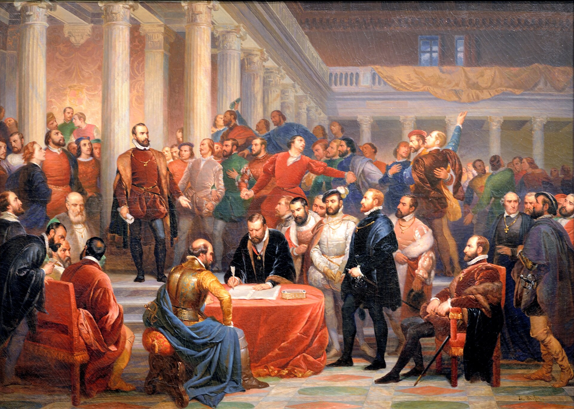 Imagem de referência de Edouard de Bièfve, descrito nos dados abertos como pintor belga