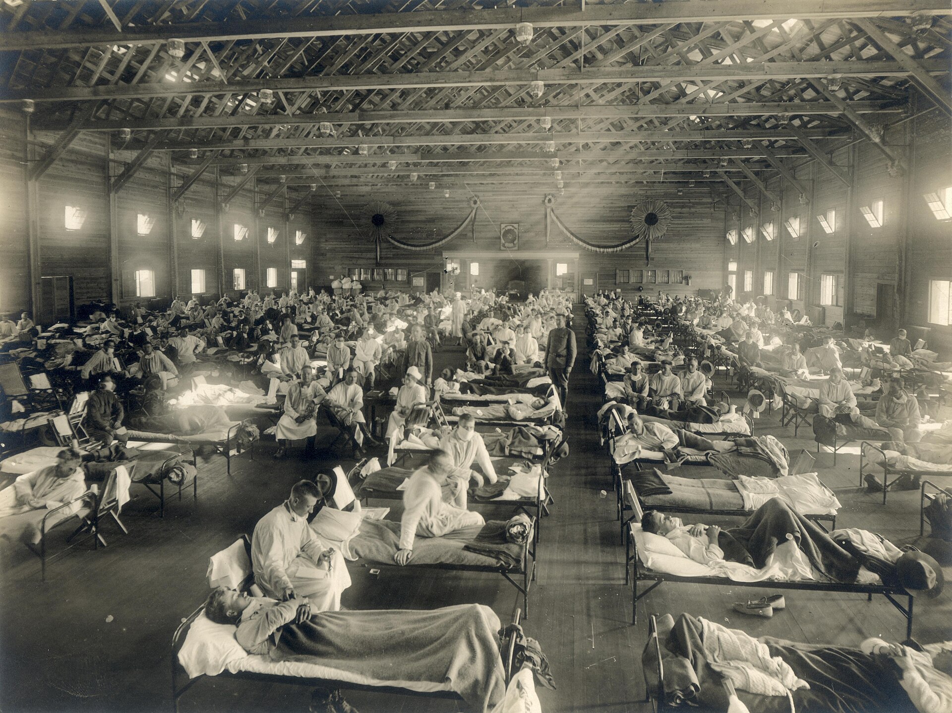Imagem de referência de gripe de 1918, descrito nos dados abertos como pandemia de gripe em 1918