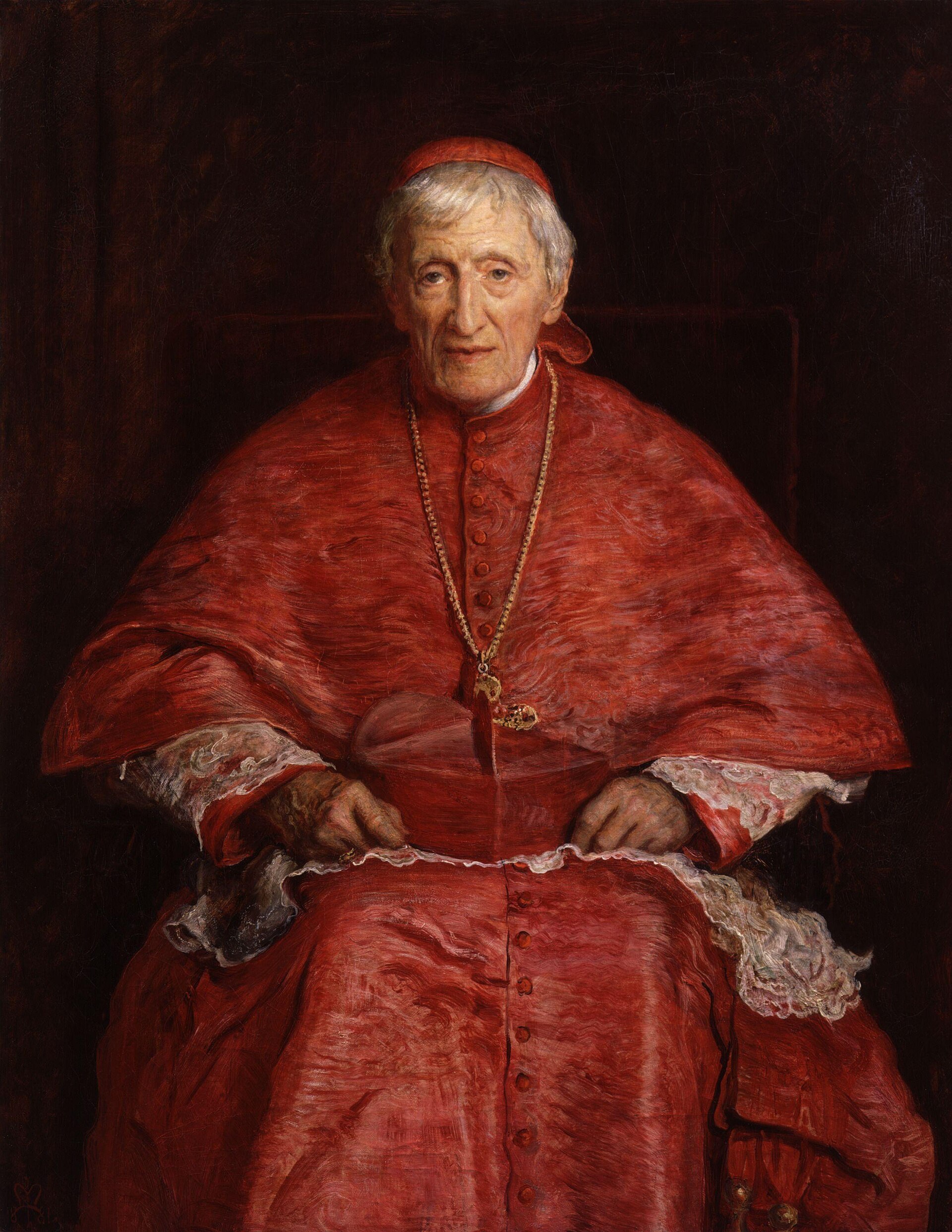 Imagem de referência de John Henry Newman, descrito nos dados abertos como cardeal inglês, santo e Doutor da Igreja