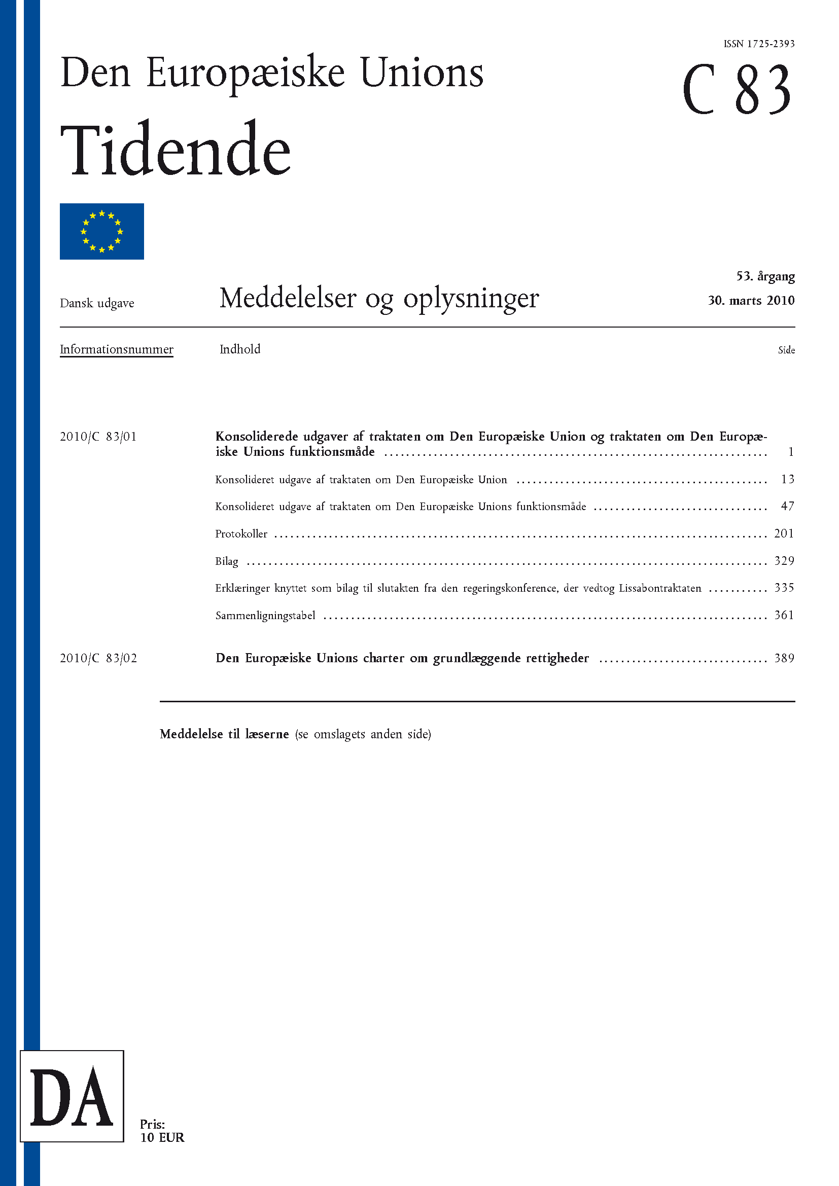 Imagem de referência de Jornal Oficial da União Europeia, descrito nos dados abertos como diário oficial da União Europeia