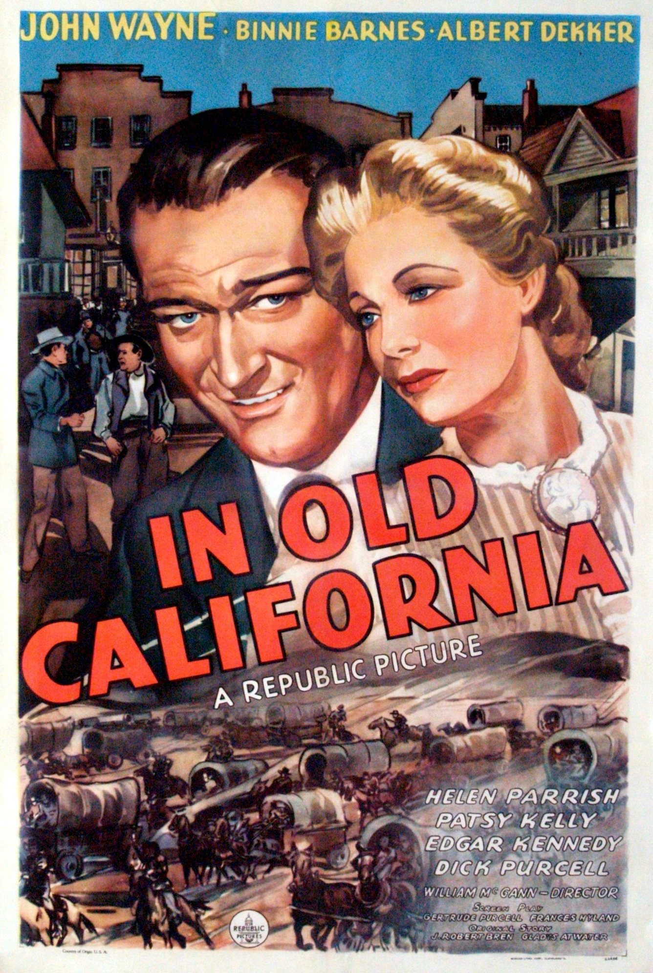 Imagem de referência de In Old California, descrito nos dados abertos como filme de 1942 dirigido por William C. McGann