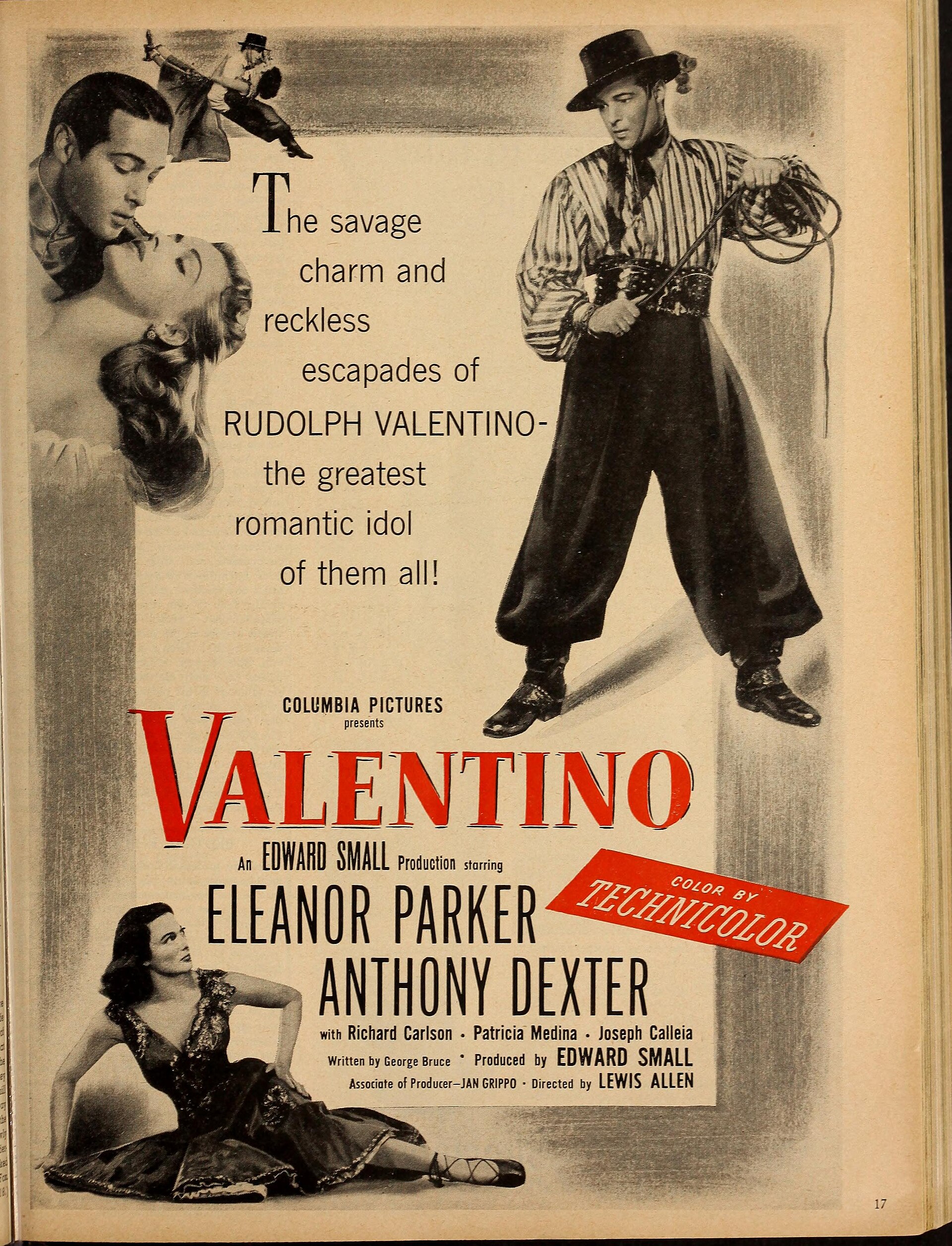 Imagem de referência de Valentino, o Grande Sedutor, descrito nos dados abertos como filme de 1951 dirigido por Lewis Allen
