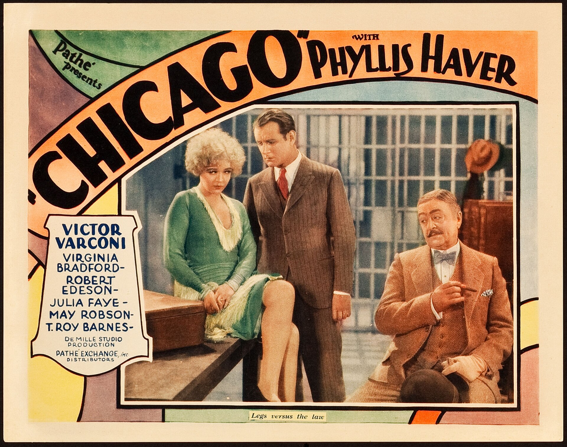 Imagem de referência relacionada a Chicago, item descrito como filme de 1927 dirigido por Frank John Urson