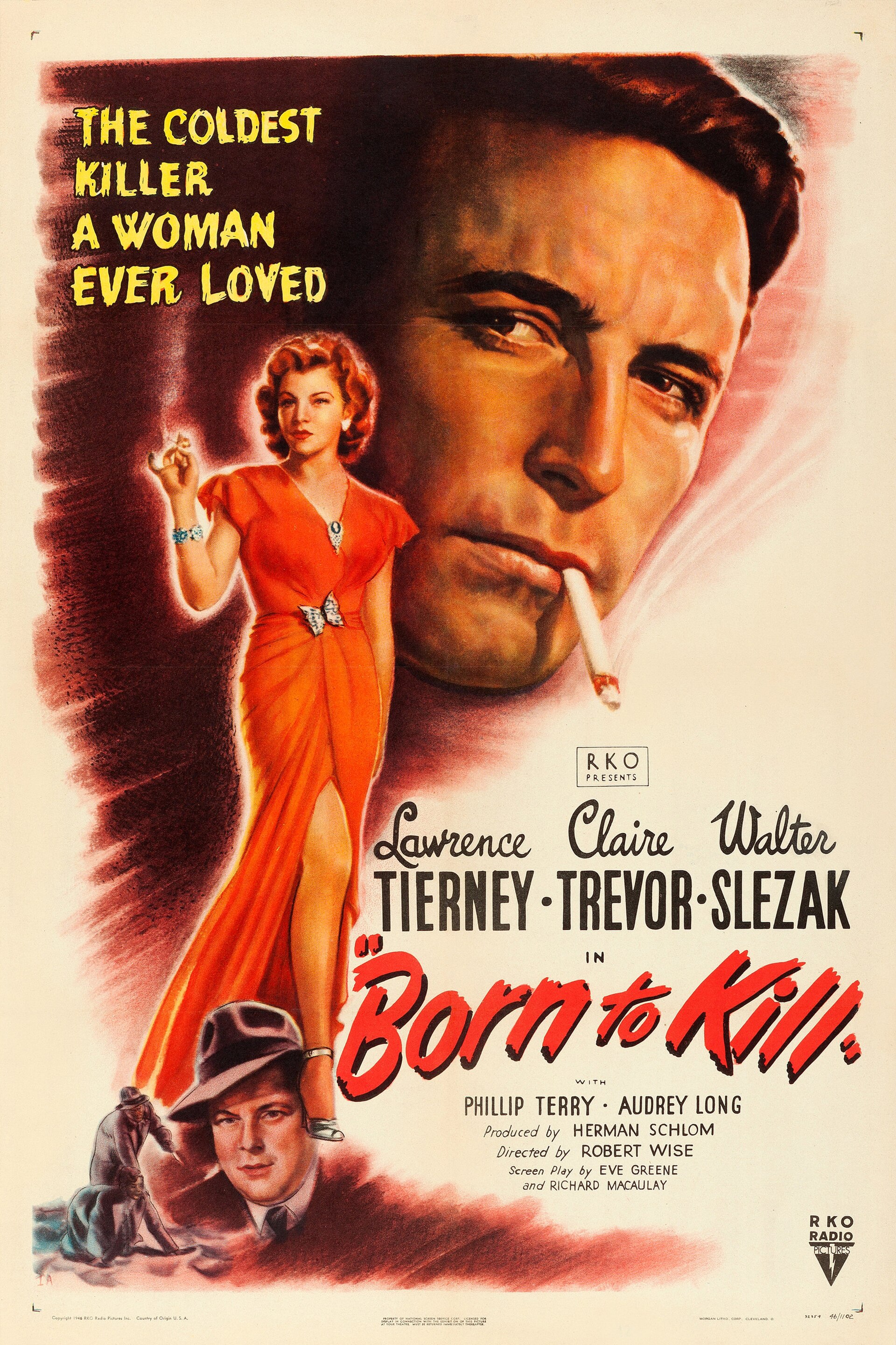 Imagem de referência relacionada a Born to Kill, item descrito como filme de 1947 dirigido por Robert Wise