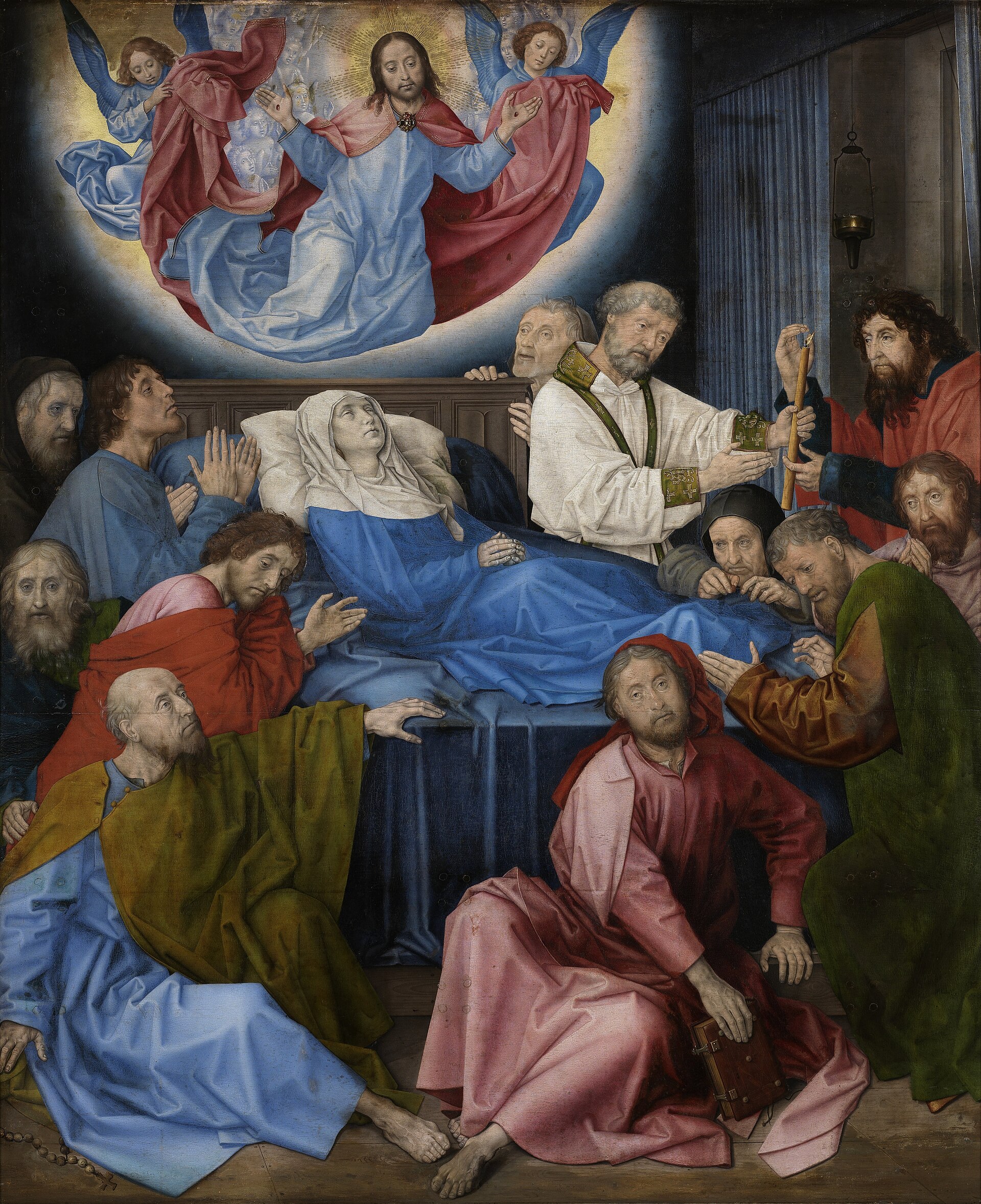 Imagem de referência de A Morte da Virgem, descrito nos dados abertos como pintura de Nicolas Poussin