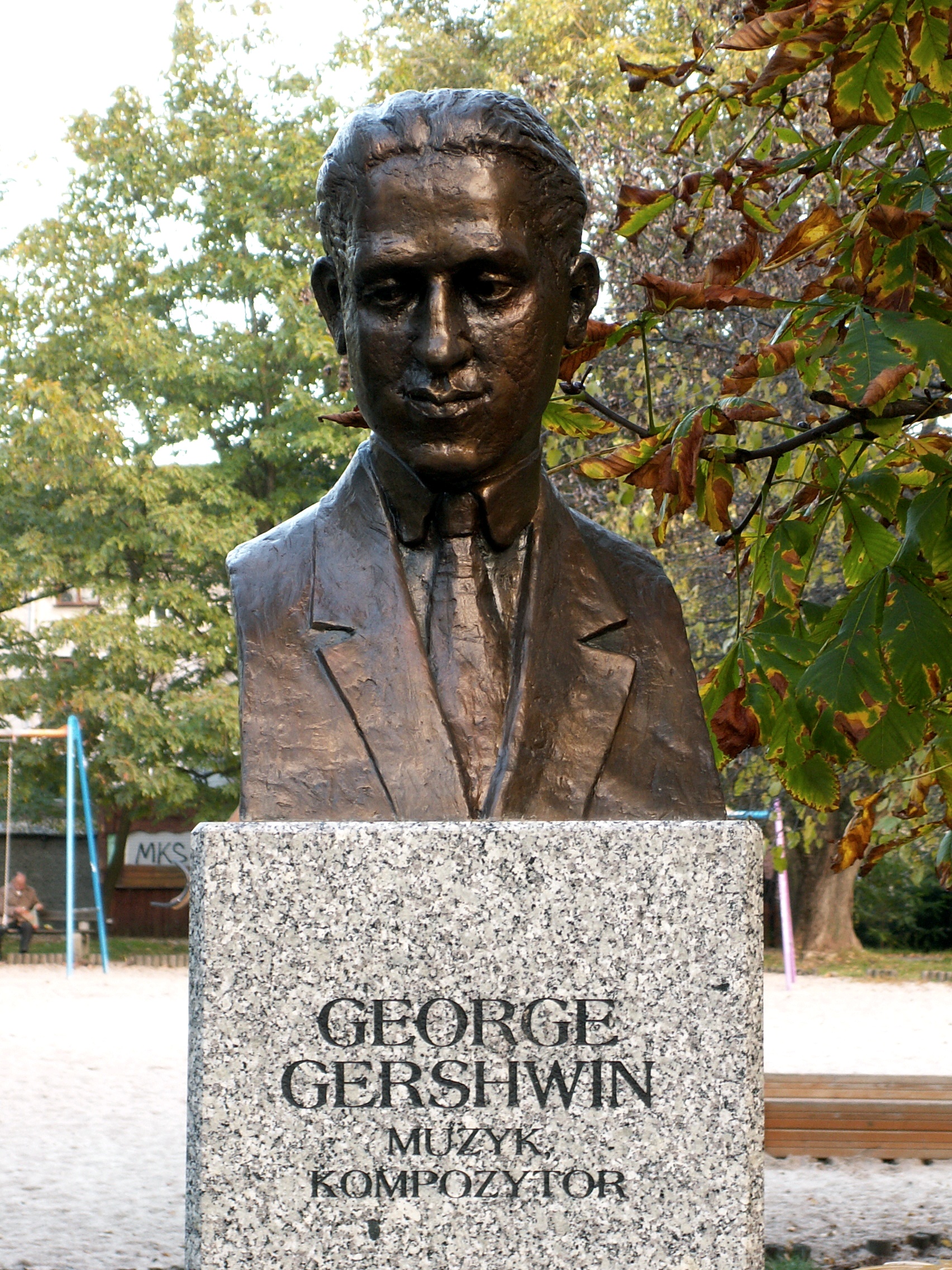 Imagem de referência de George Gershwin, descrito nos dados abertos como compositor e pianista estadunidense