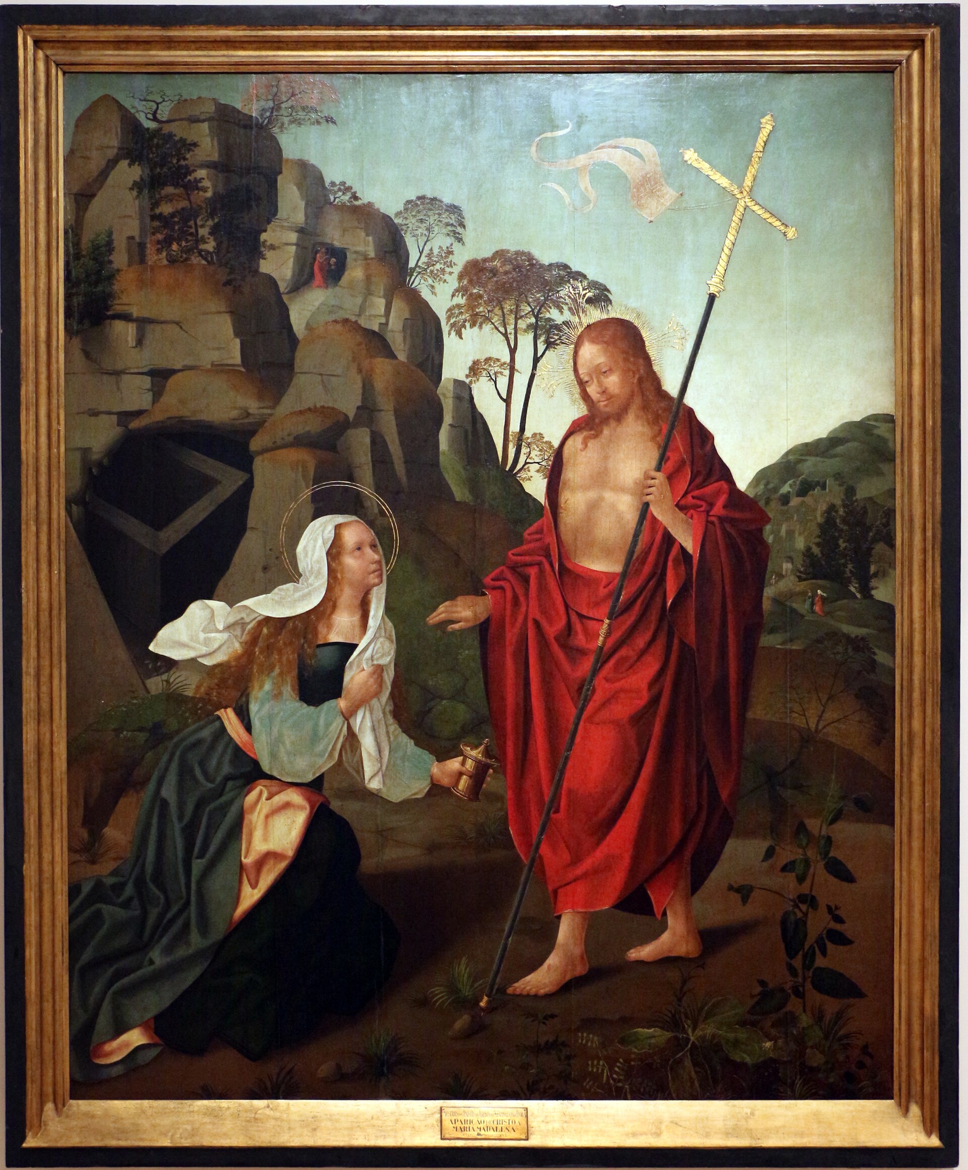 Imagem de referência relacionada a Aparição de Cristo a Maria Madalena, item descrito como pintura de Francisco Henriques