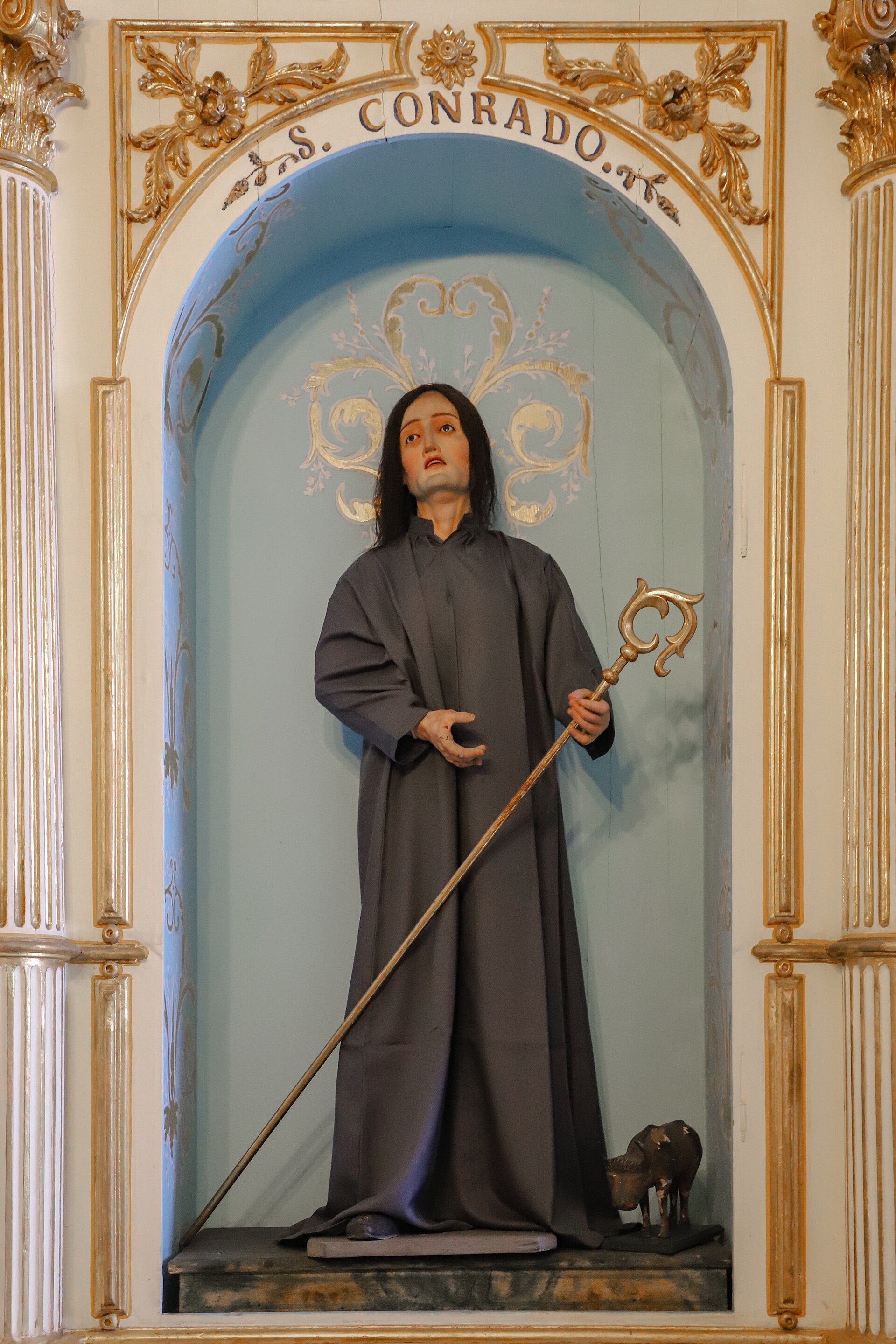Imagem de referência de São Conrado, descrito nos dados abertos como estátua na Igreja da Ordem Terceira de São Francisco, Salvador, Bahia