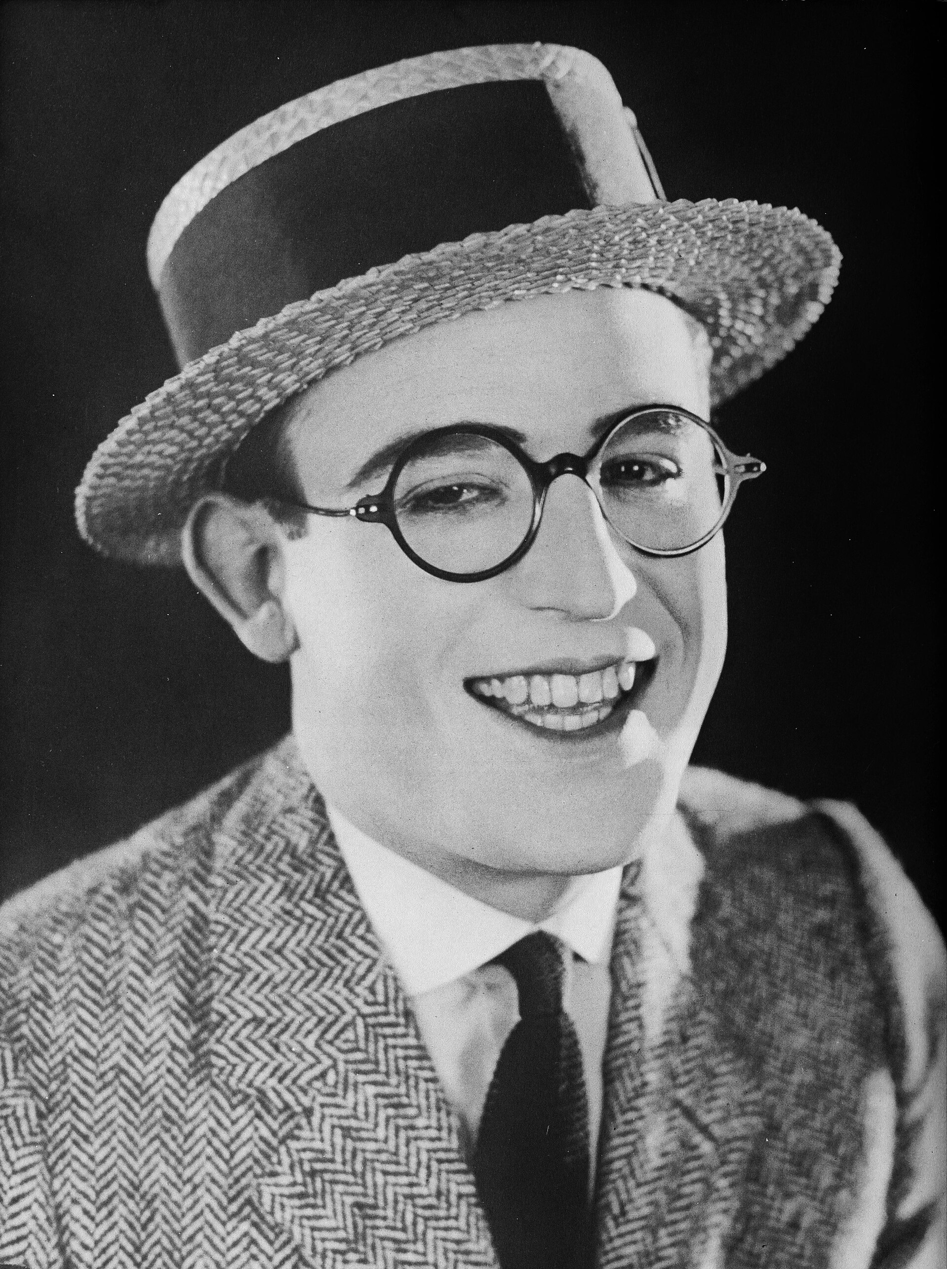 Imagem de referência de Harold Lloyd, descrito nos dados abertos como ator e comediante norte-americano