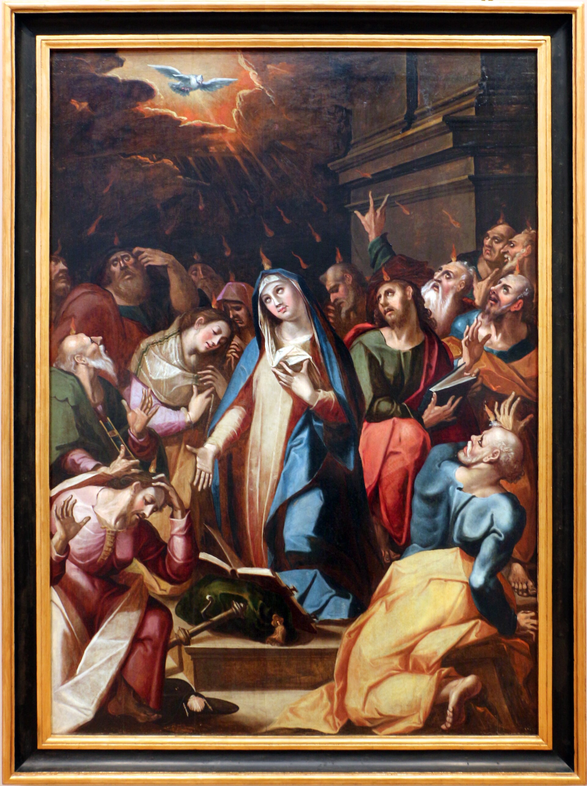 Imagem de referência de Pentecostes, descrito nos dados abertos como pintura de Fernão Gomes