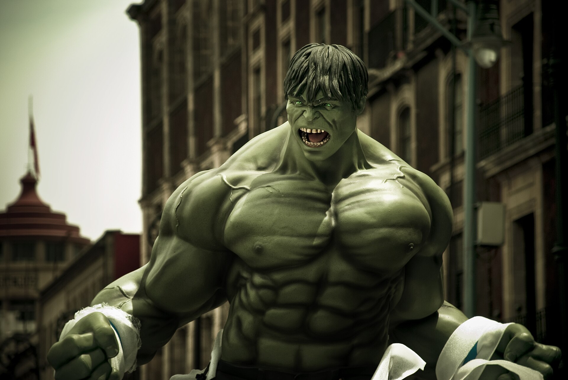 Imagem de referência de Hulk, descrito nos dados abertos como personagem fictício da Marvel Comics