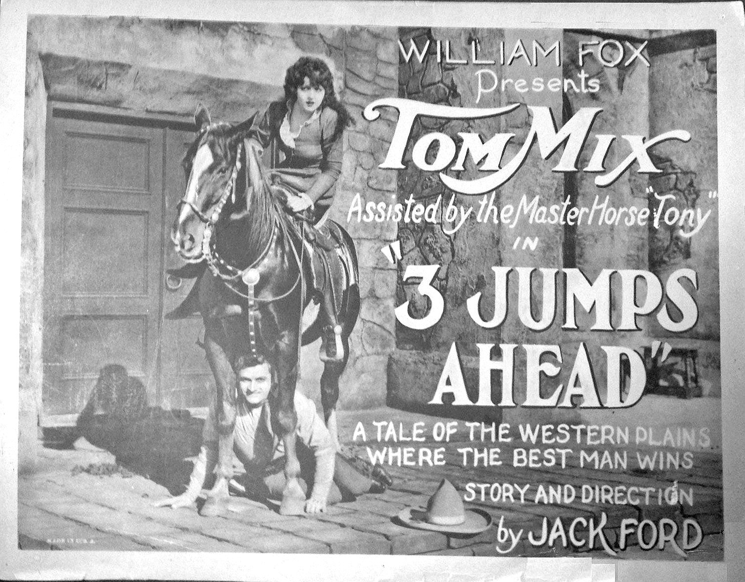 Imagem de referência relacionada a Three Jumps Ahead, item descrito como filme de 1923 dirigido por John Ford