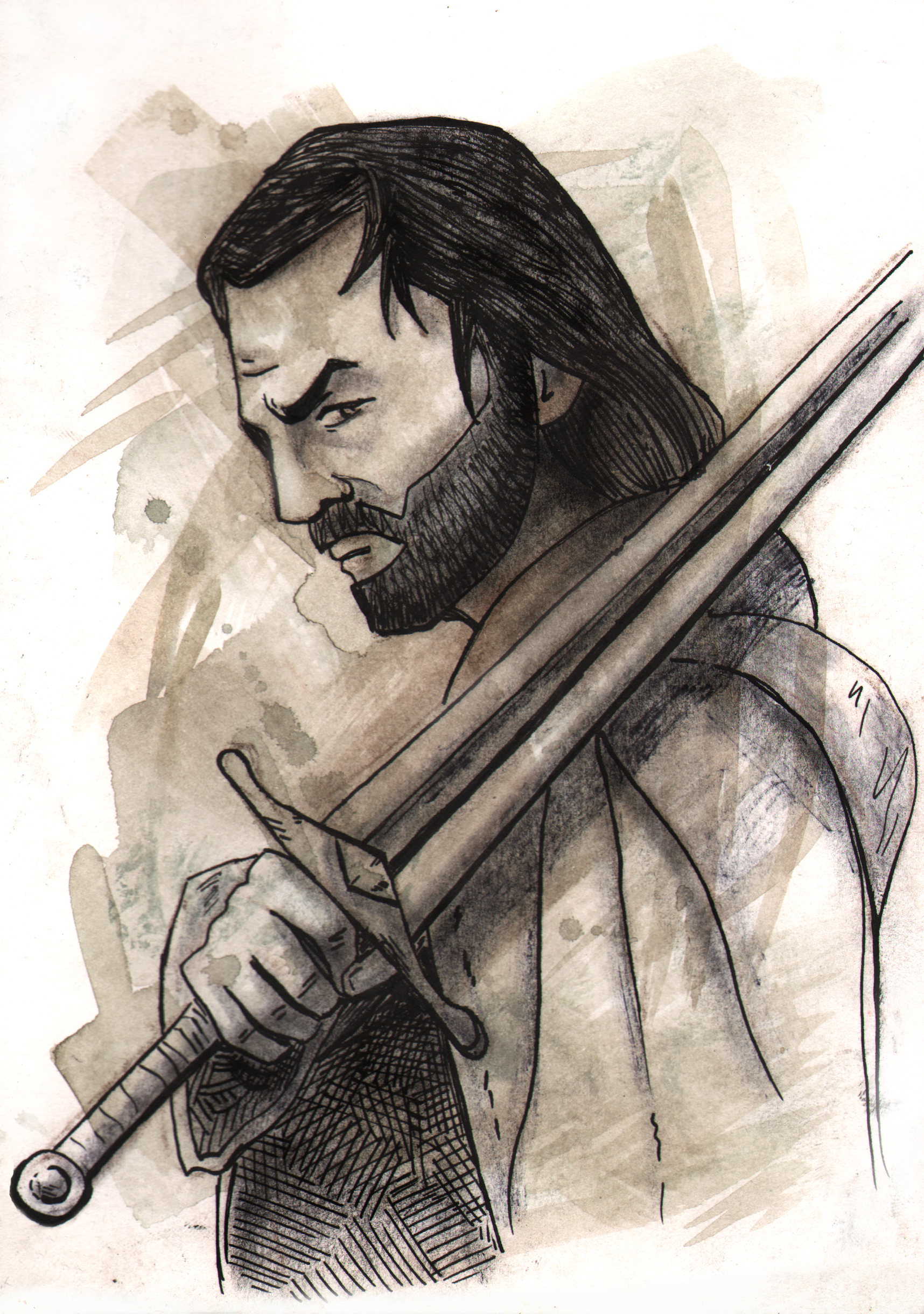 Imagem de referência de Aragorn, descrito nos dados abertos como personagem heróico de O Senhor dos Anéis