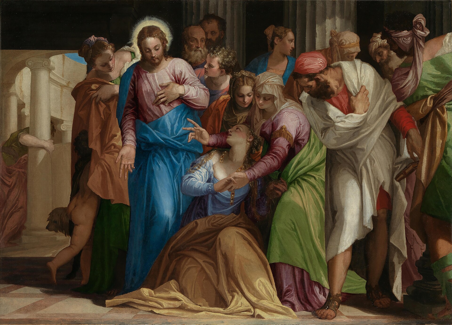 Imagem de referência de A Conversão de Maria Madalena, descrito nos dados abertos como pintura de Paolo Veronese