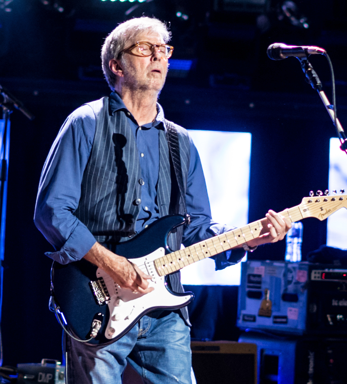 Imagem de referência de Eric Clapton, descrito nos dados abertos como cantor e guitarrista britânico