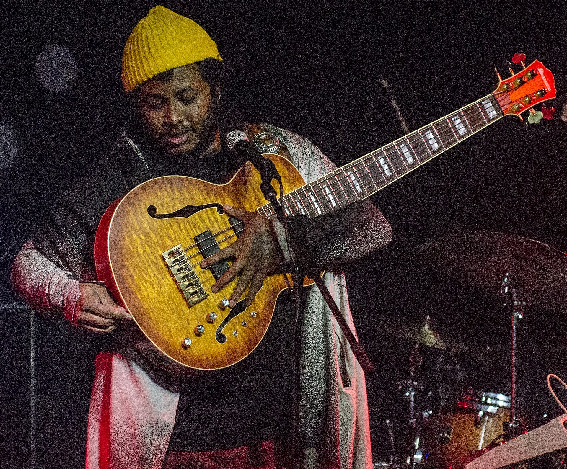 Imagem de referência de Thundercat, descrito nos dados abertos como músico, compositor, multi-instrumentista estadunidense