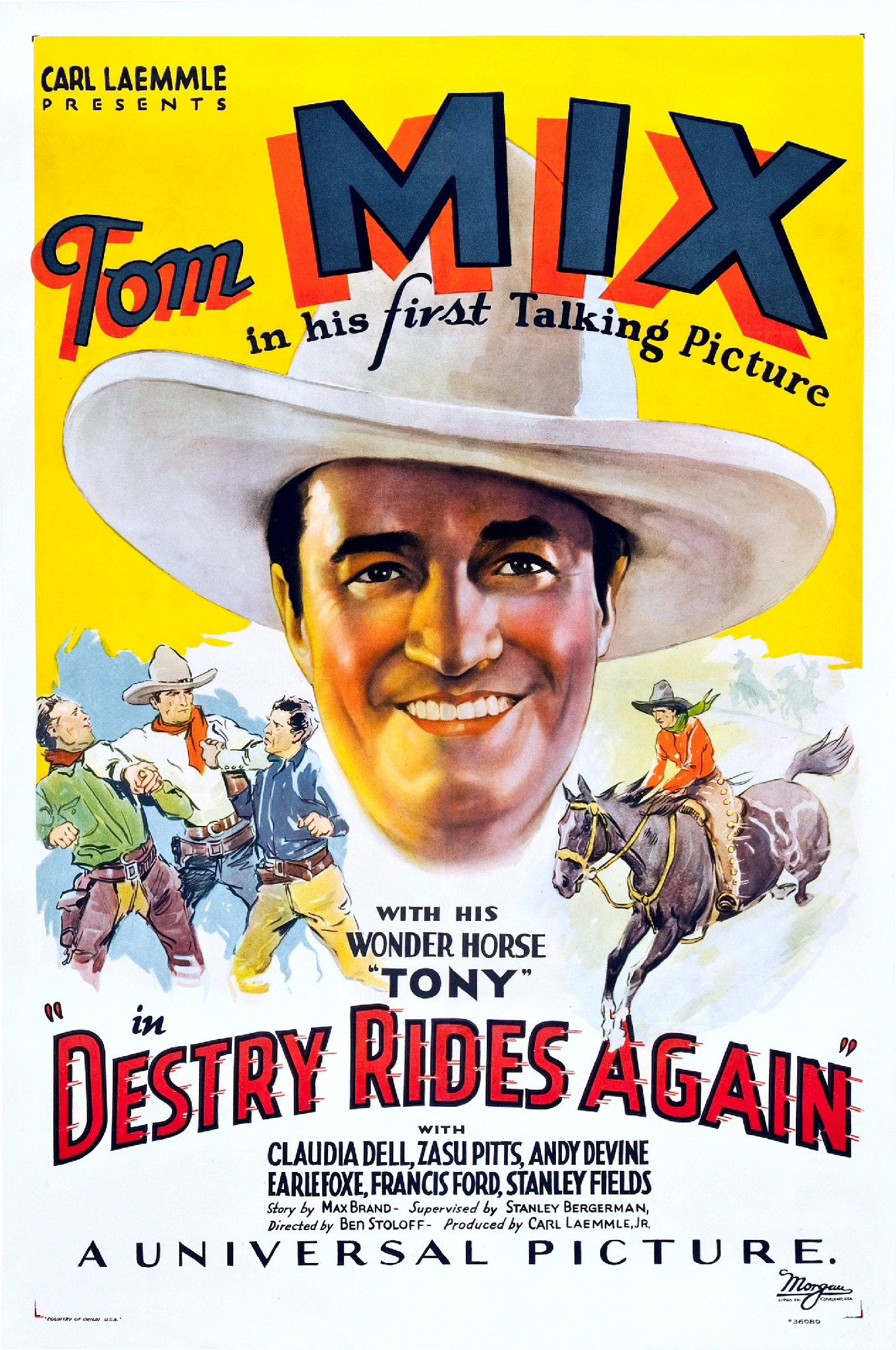 Imagem de referência de Destry Rides Again, descrito nos dados abertos como filme de 1939 dirigido por George Marshall