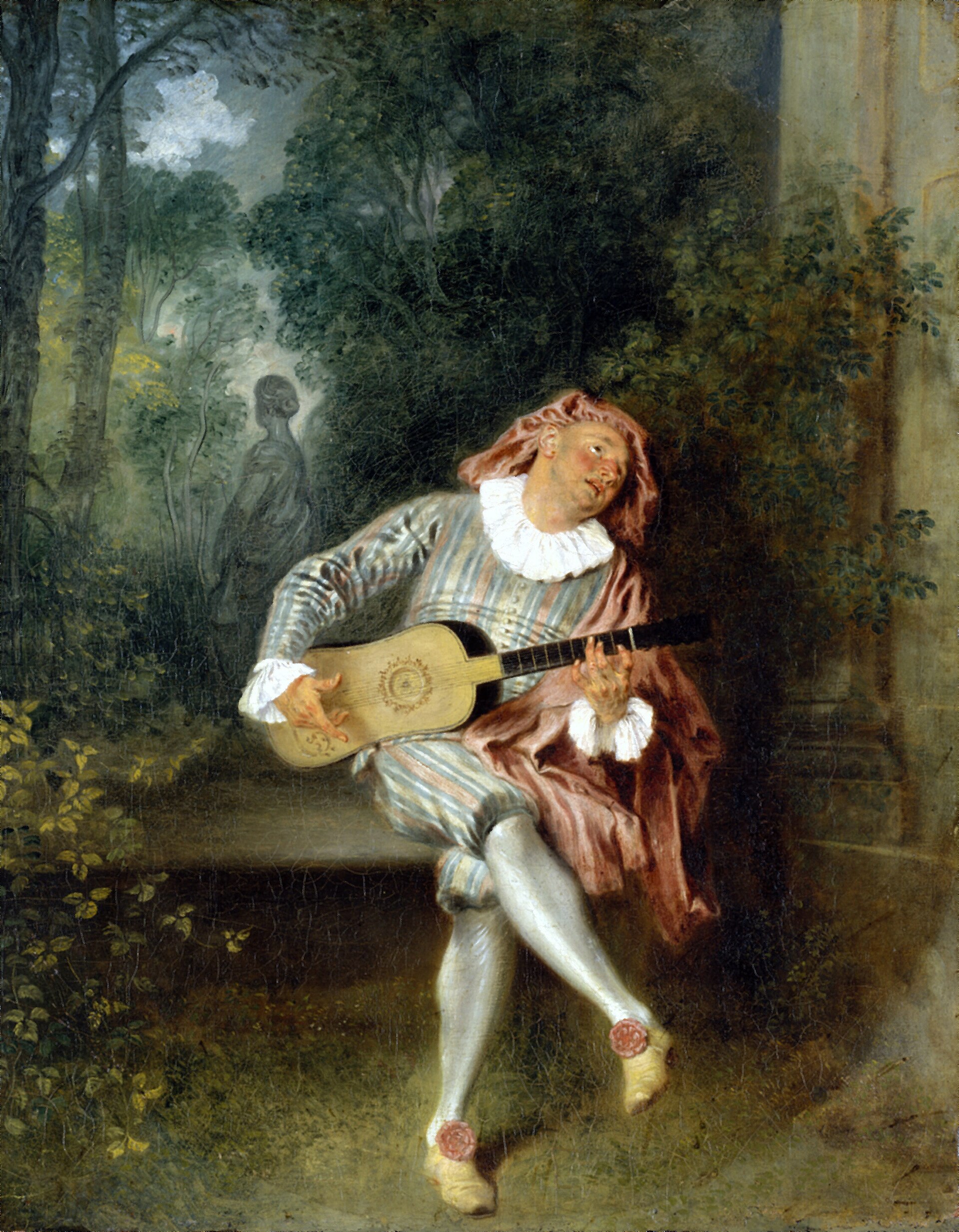 Imagem de referência de Mezzetino, descrito nos dados abertos como pintura de Antoine Watteau