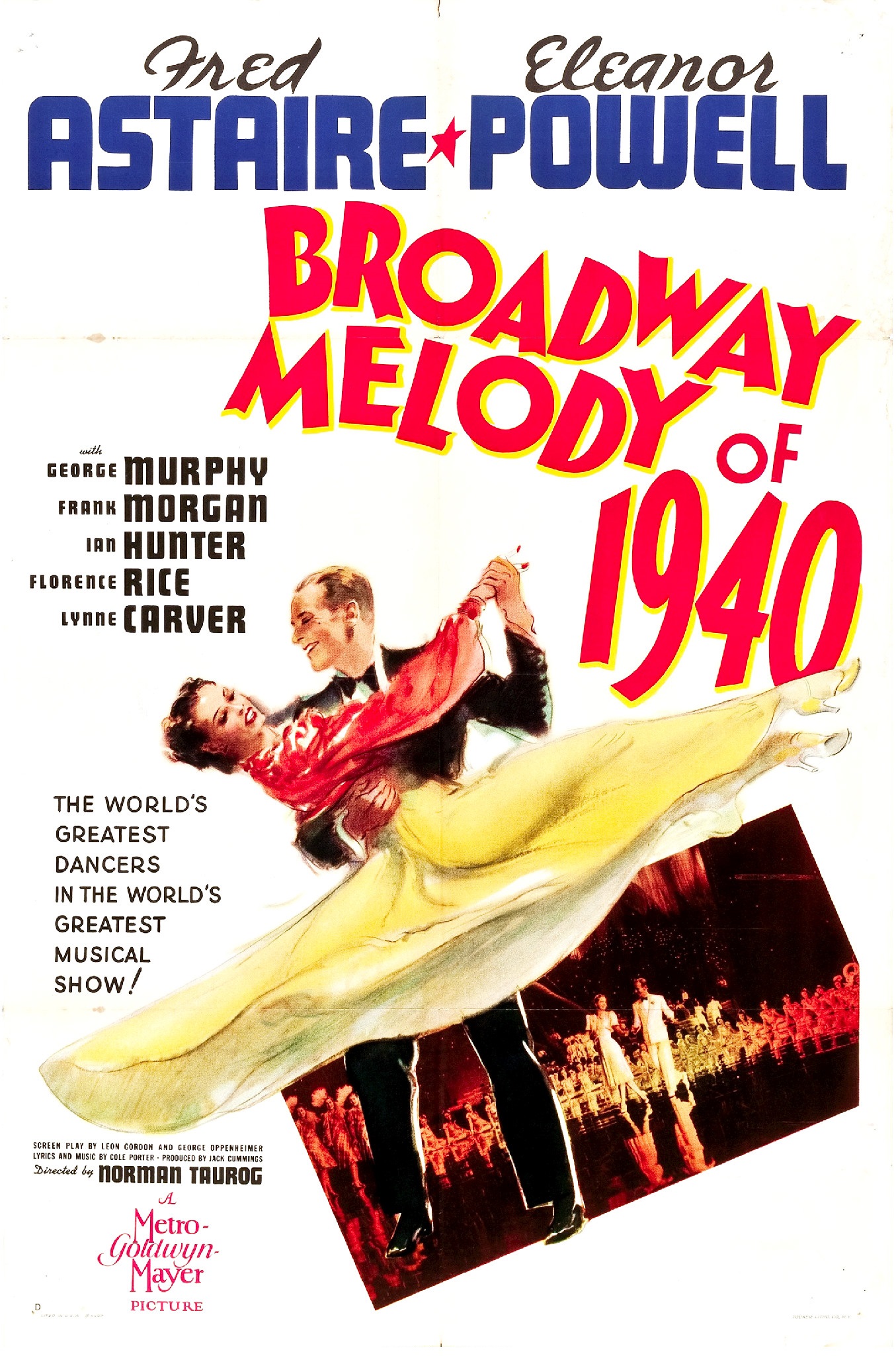 Imagem de referência de Broadway Melody of 1940, descrito nos dados abertos como filme de 1940 dirigido por Norman Taurog