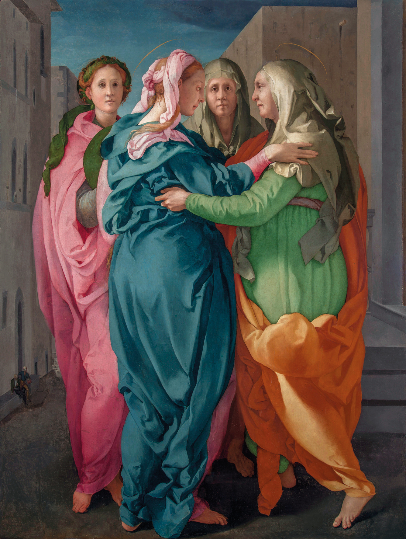 Imagem de referência de Visitação, descrito nos dados abertos como pintura de Pontormo