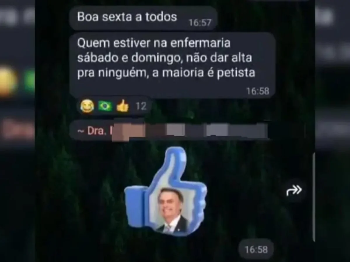 Médica que mandou trancar petistas durante eleições é demitida de hospital