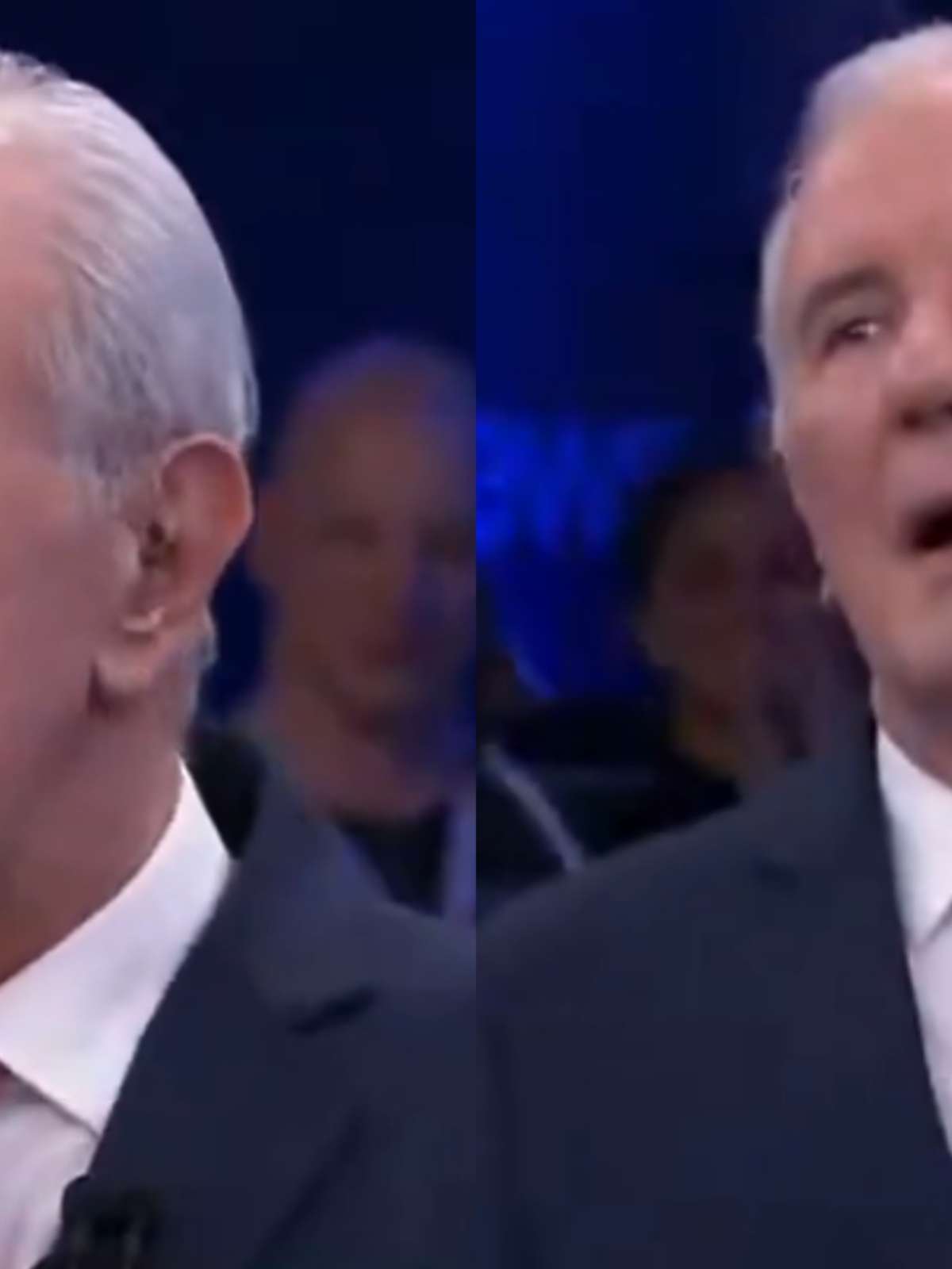 Após revelar aposentadoria, Celso Freitas se emociona com surpresa ao vivo no SBT; assista