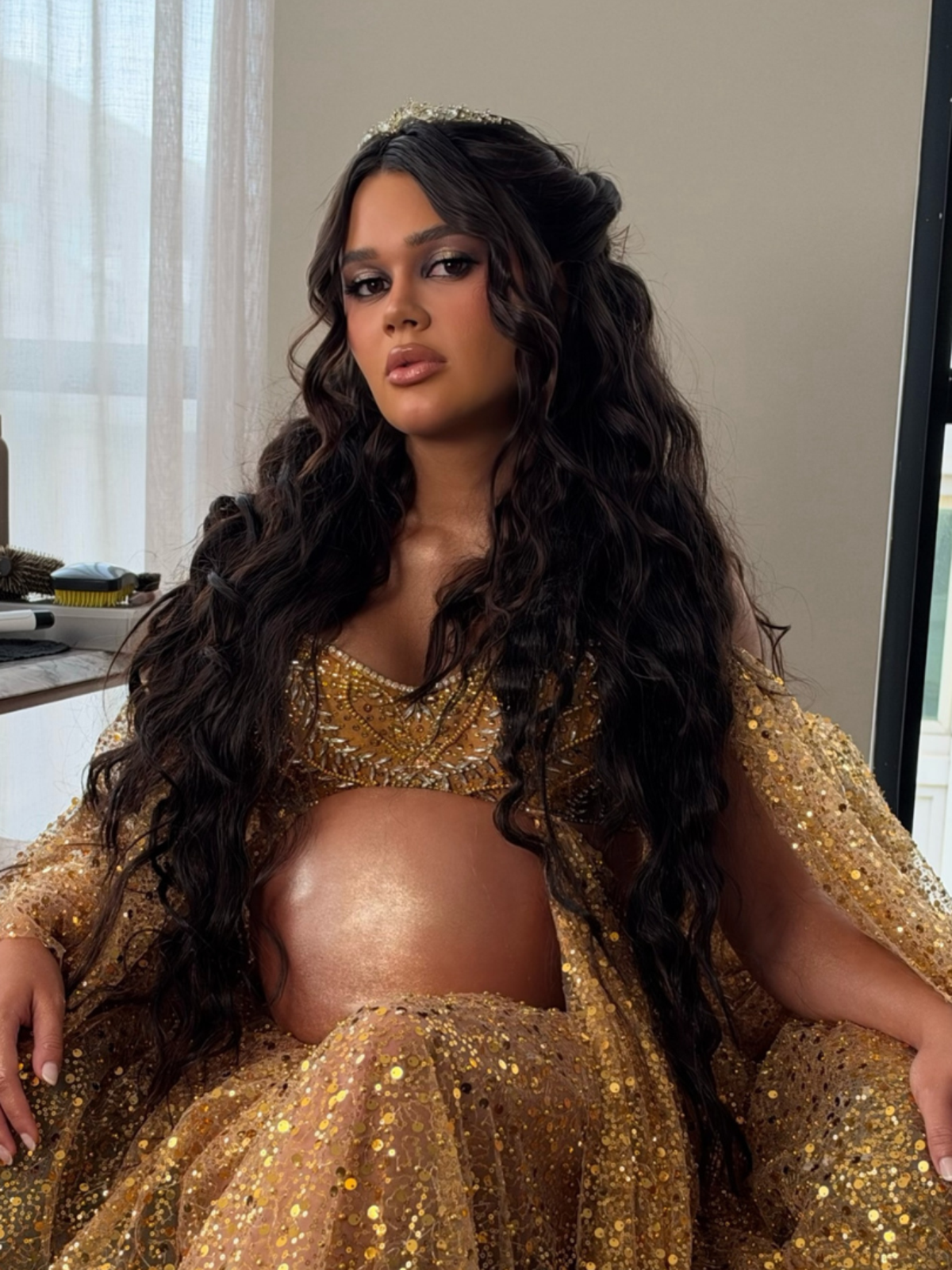 Franciny Ehlke rebate críticas após dizer que não gosta que encostem na barriga dela durante a gravidez