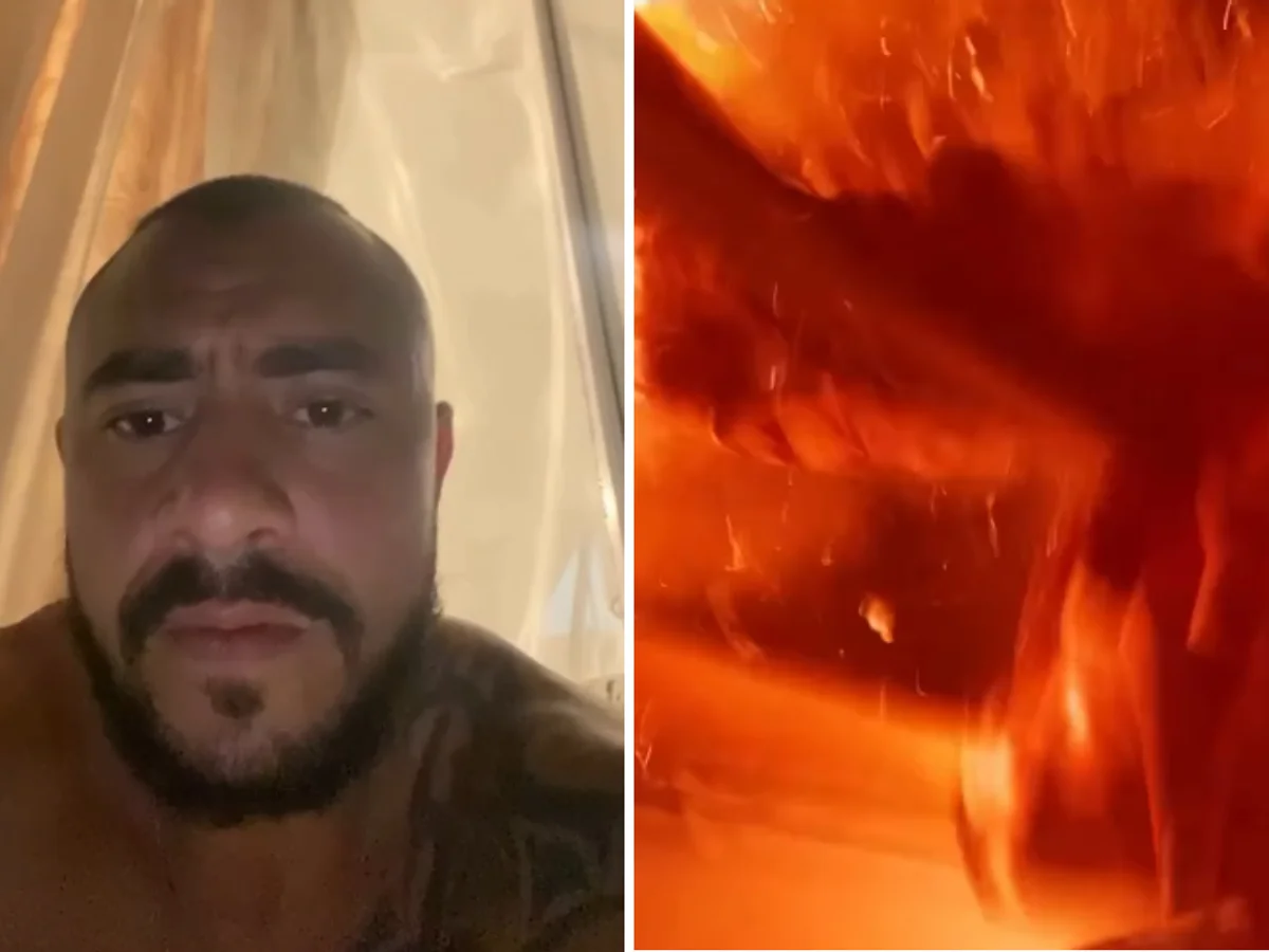 Brasileiro filma momento em que míssil russo atinge prédio na Ucrânia