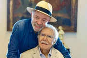 Imagem da matéria: Confira imagens da visita de Lula a José Sarney no Maranhão