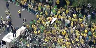 Fl&aacute;vio re&uacute;ne apoiadores na v&eacute;spera da elei&ccedil;&atilde;o Foto: Reprodu&ccedil;&atilde;o | Globoplay