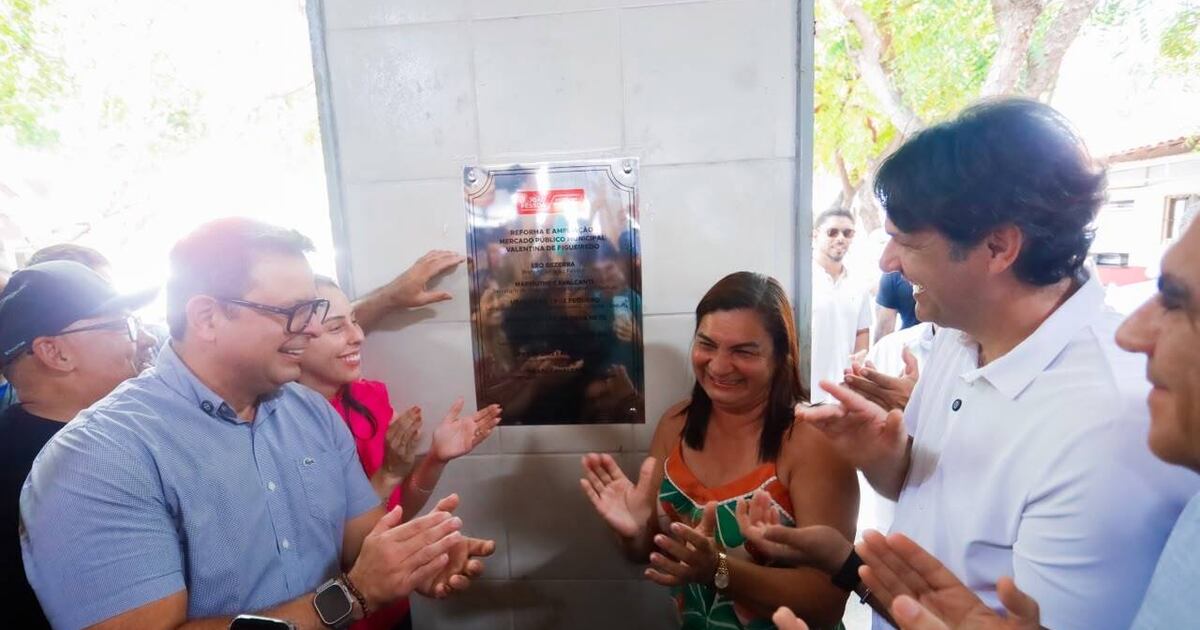 Leo Bezerra entrega Mercado do Valentina com estrutura completa e áreas de convivência para a população