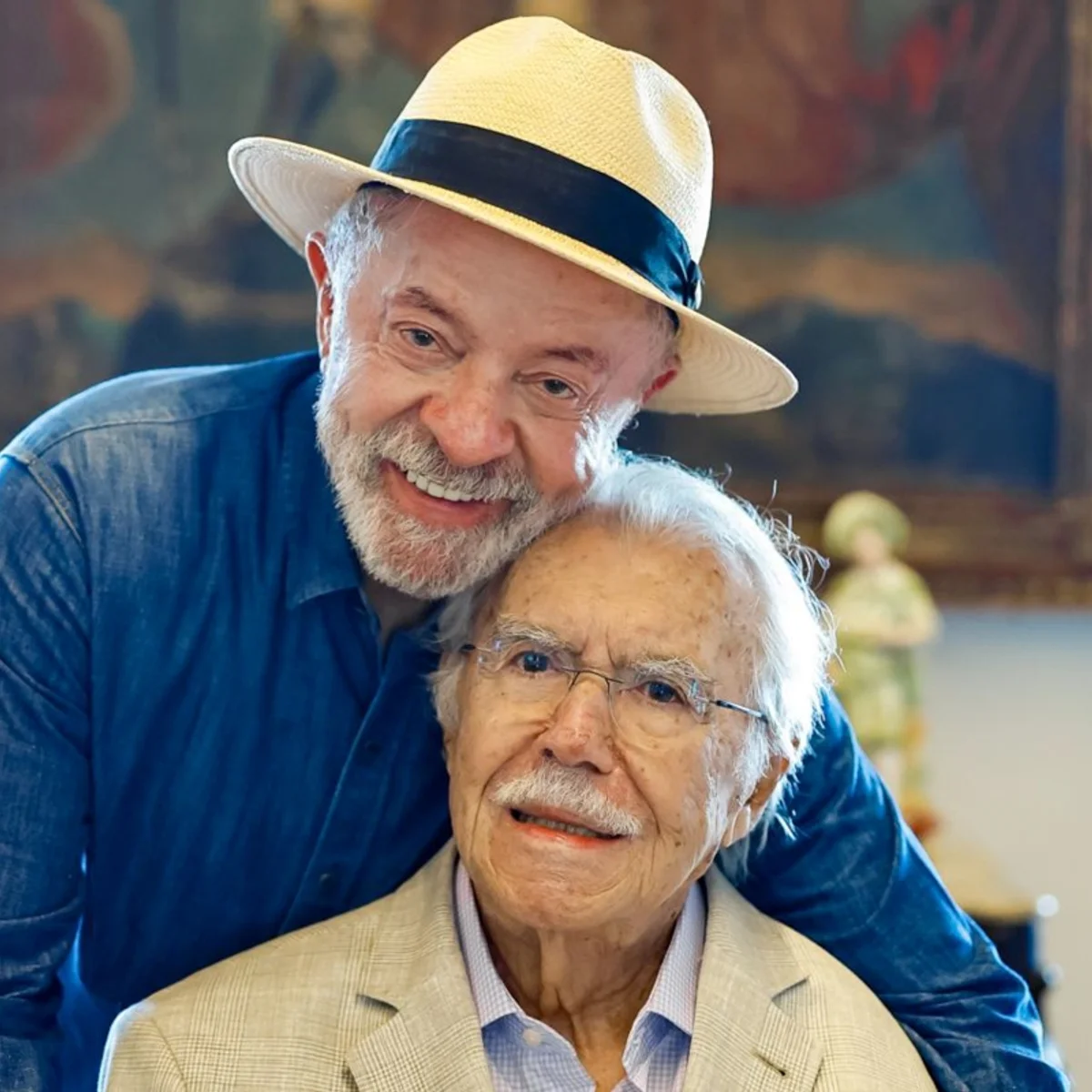Confira imagens da visita de Lula a José Sarney no Maranhão