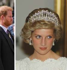 William e Harry não herdarão casa em que Princesa Diana morou e está enterrada Foto: Montagem/Fotos: Emilio Morenatti - WPA Pool/Getty Images e Terry Fincher/Arquivo Princesa Diana/Getty Images
