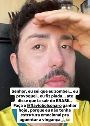 Internautas detonam após Rico Melquiades posar no aeroporto: "Tchau, some"