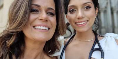Adriana Araújo com a filha Giovanna Araújo Foto: Reprodução/Instagram