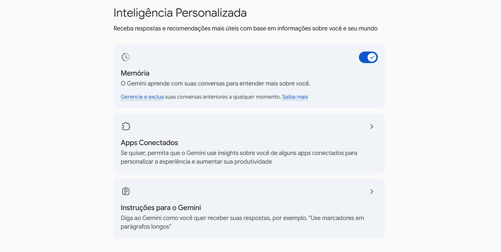 O que o Gemini sabe sobre você? Veja quais informações a IA consegue acessar