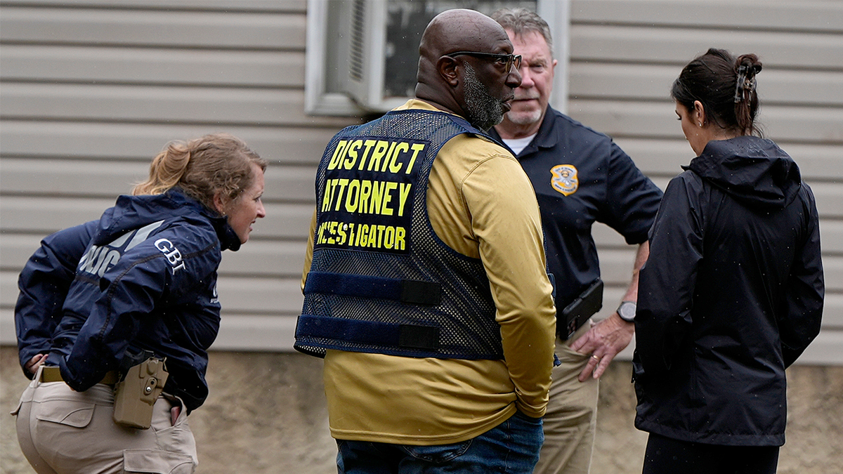 Scene of a mass shooting where at least two people died and 35 were injured