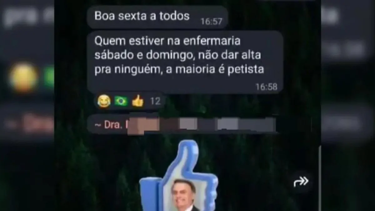 Médica que mandou trancar petistas durante eleições é demitida de hospital