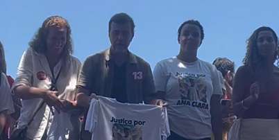 Cristiane Gomes da Silva participou da mobiliza&ccedil;&atilde;o em Copacabana em apoio a Lula (PT). Foto: Reprodu&ccedil;&atilde;o/Instagram @cidadedosamba